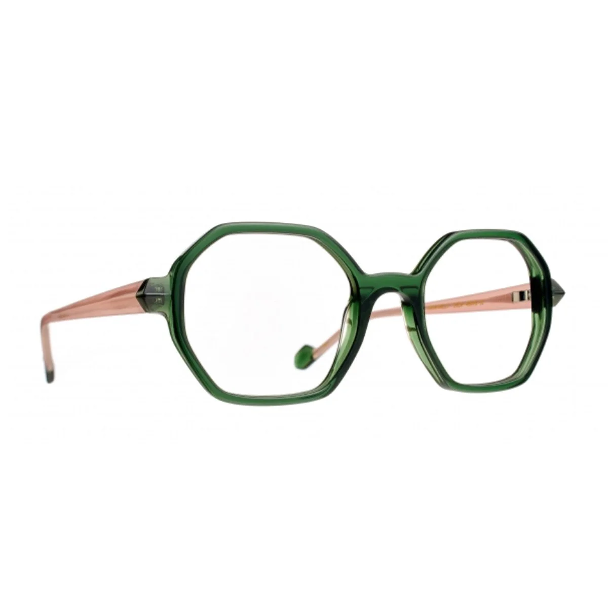 Tete À Lunettes By Caroline Abram Mini Milly Junior Green Acetato Sunglasses