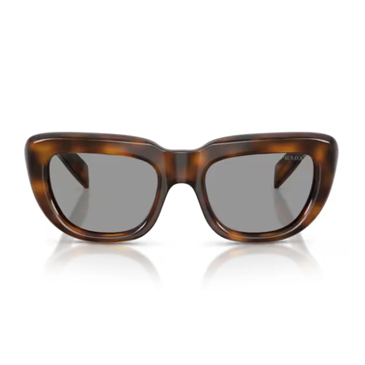 Prada Pr D07s Havana Acetato Sunglasses