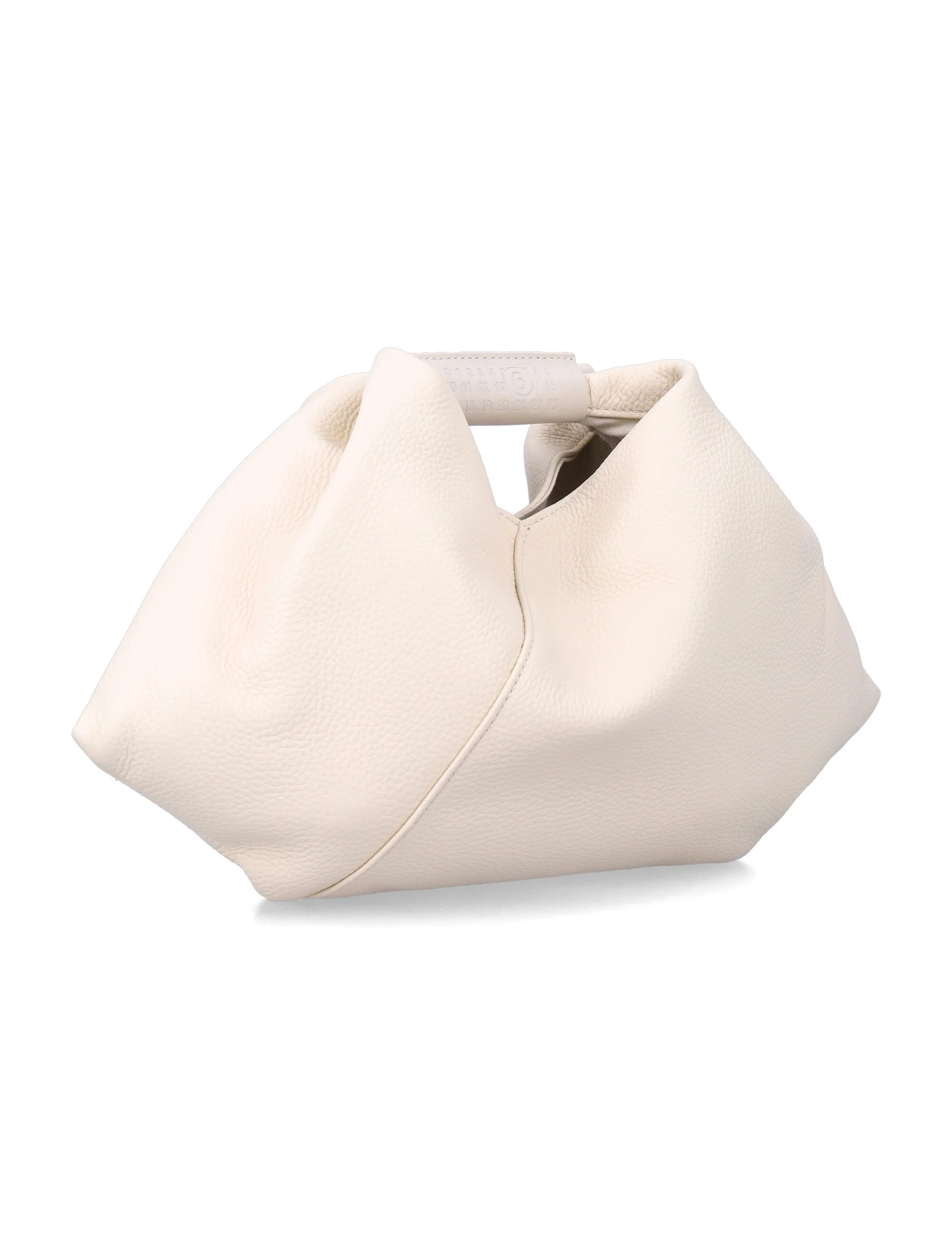 MM6 Maison Margiela MM6 Grainy Leather Japanese Bag White Calf Lining Tote