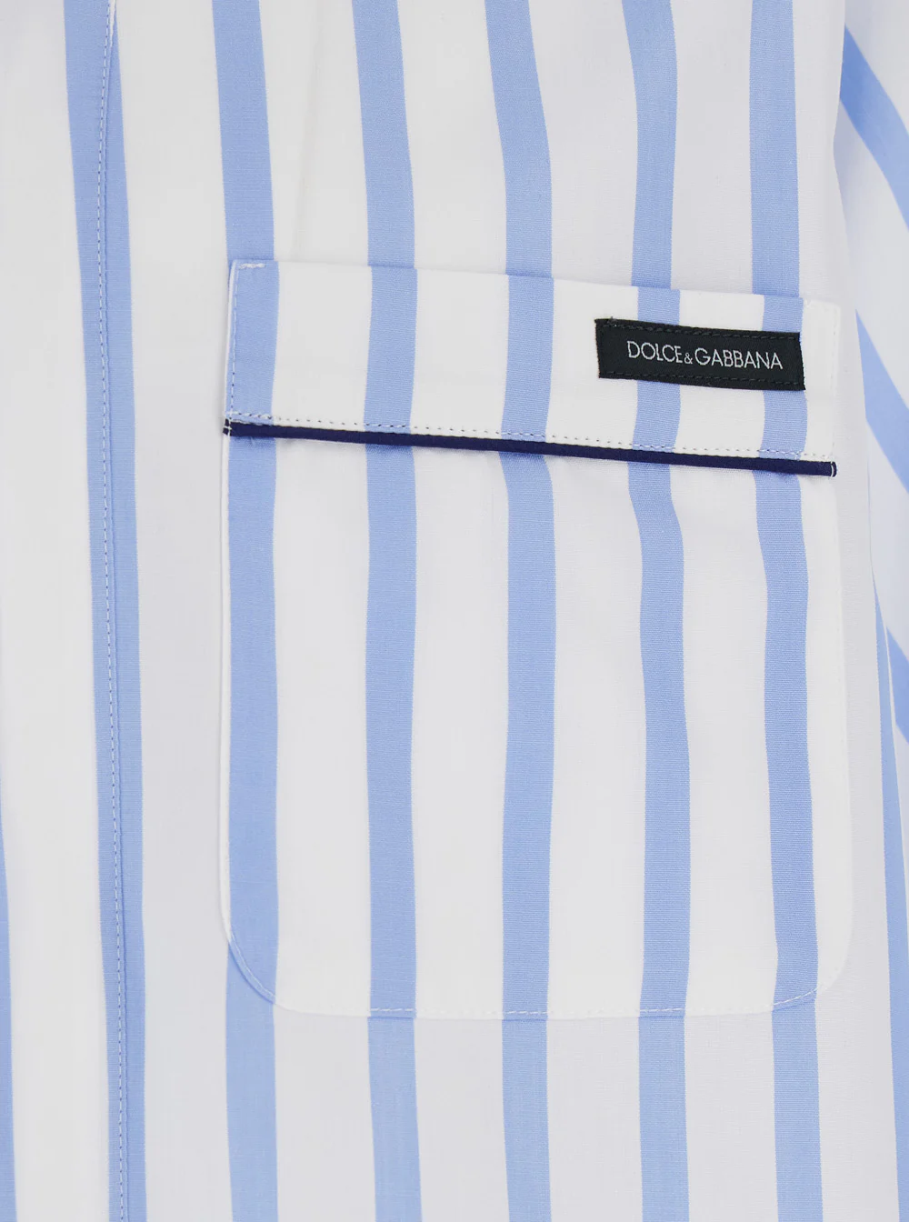 Dolce & Gabbana Look 11 Hawaiian Collar Shirt Blue With Floral Pattern In Cotton Women Light And Blouses