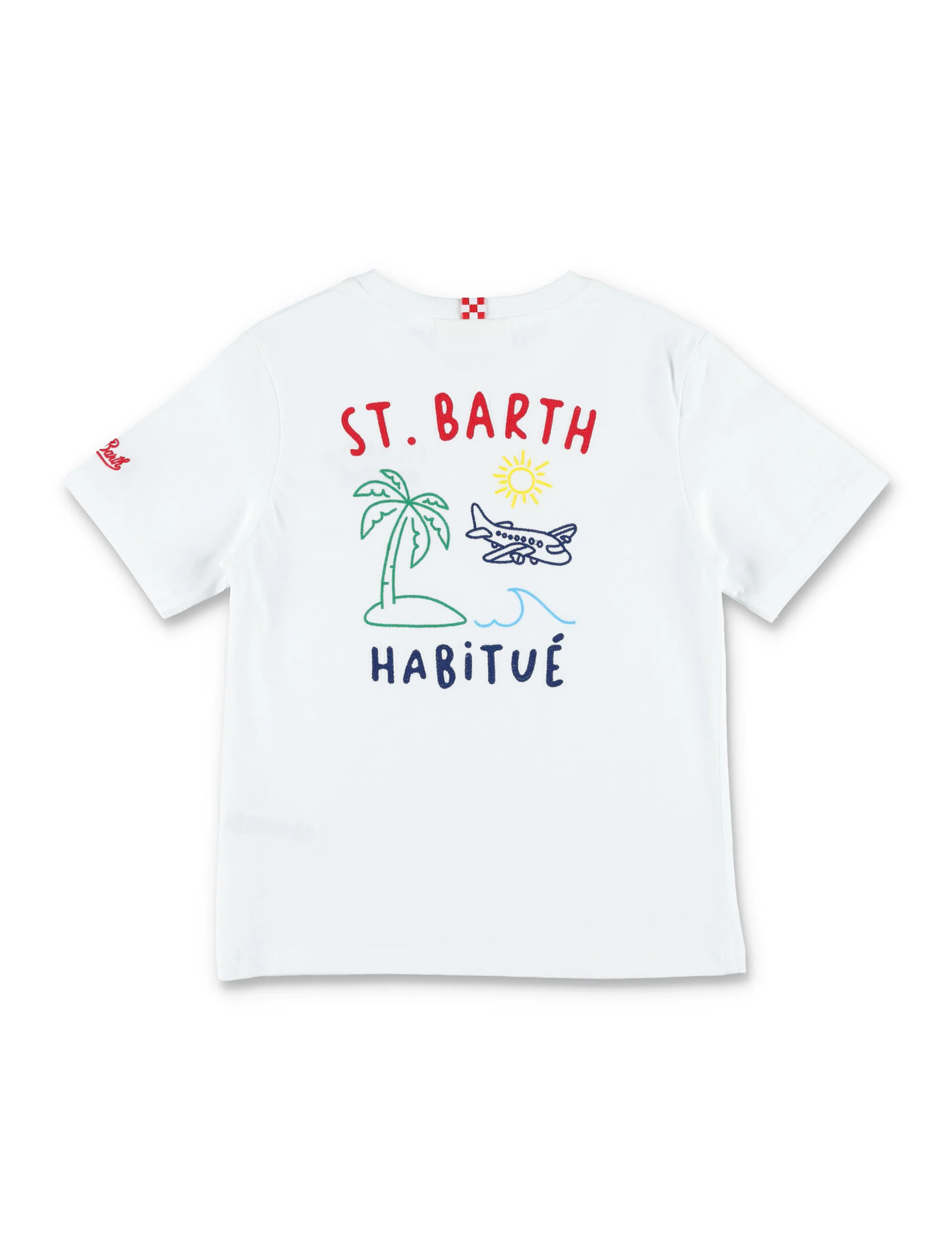 Mc2 Saint Barth Portland Junior T-Shirt White Cotton