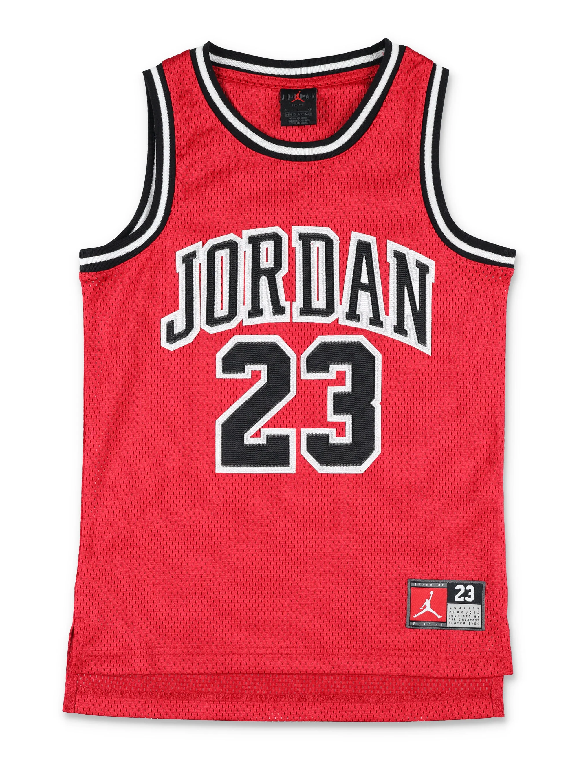 Nike Jordan Kids 23 Michael Jersey Red Polyester Tank