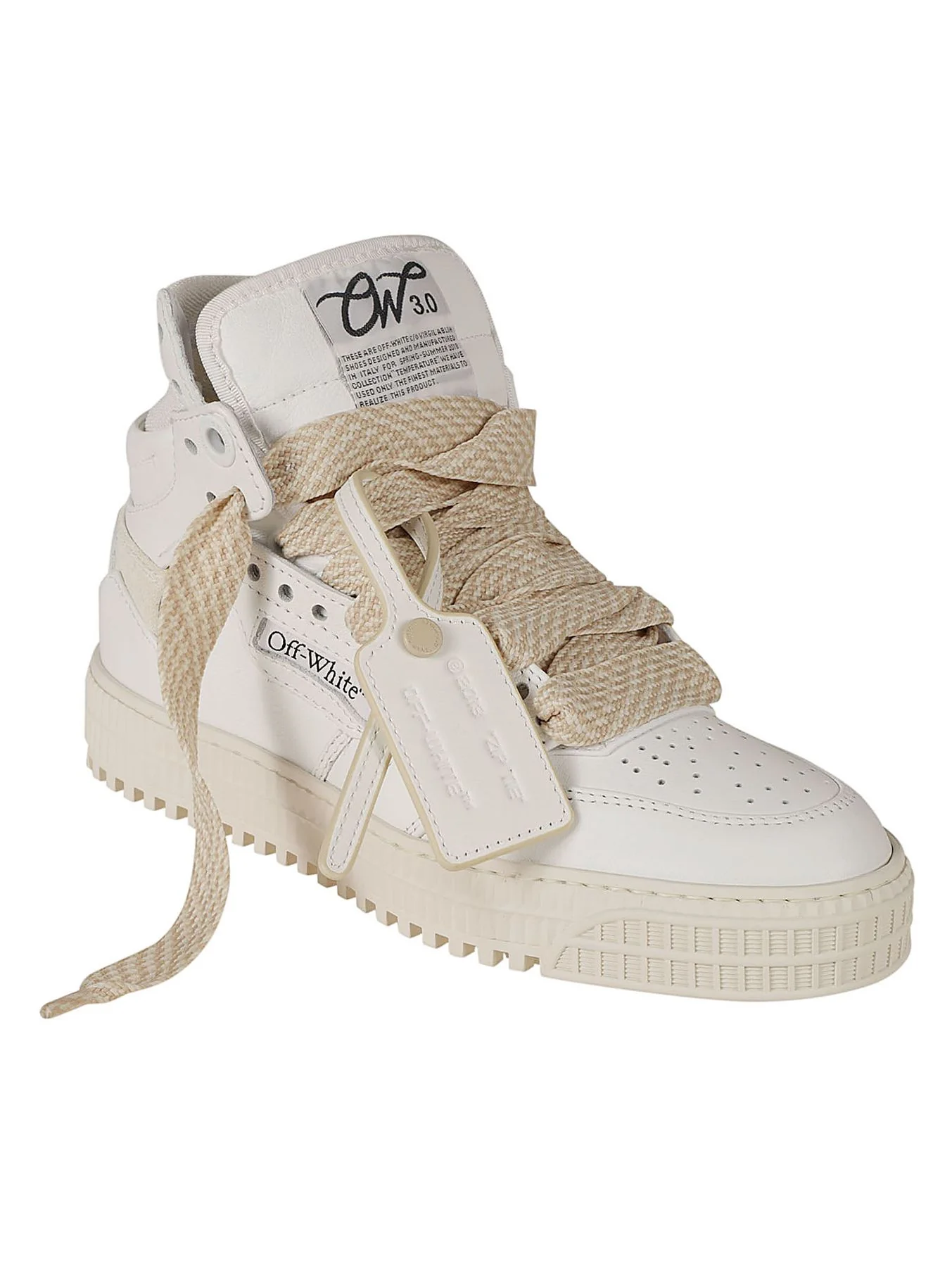 Off-White OWIA112S24LEA0040101 Bianco Calzature