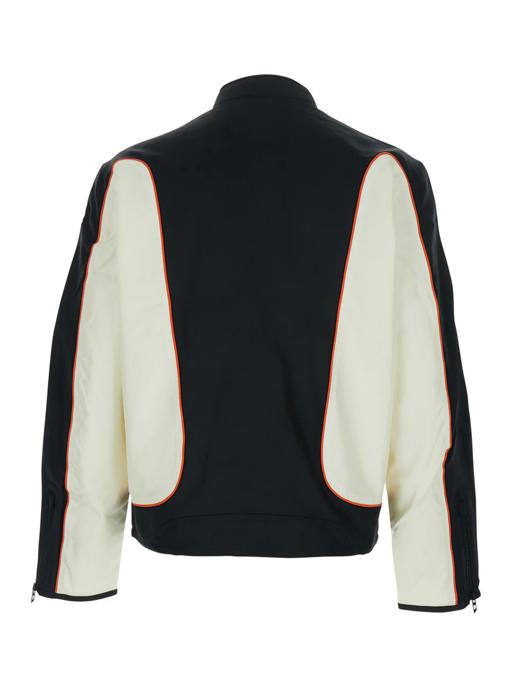 Diesel J-BLINK-WRD Jacket White-Black with Front Closure in Tech Fabric for Men White/black Outerwear