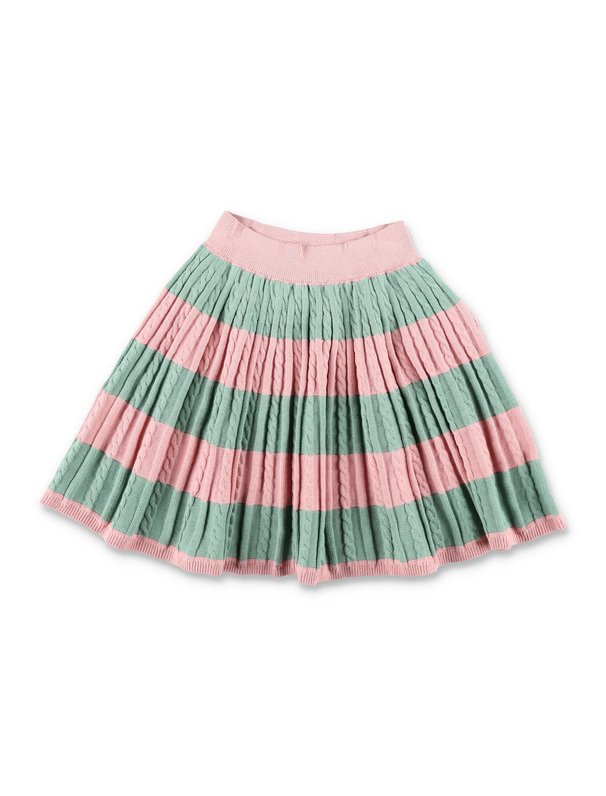 Polo Ralph Lauren Knit Set Dress For Girls Pink/green Cotton