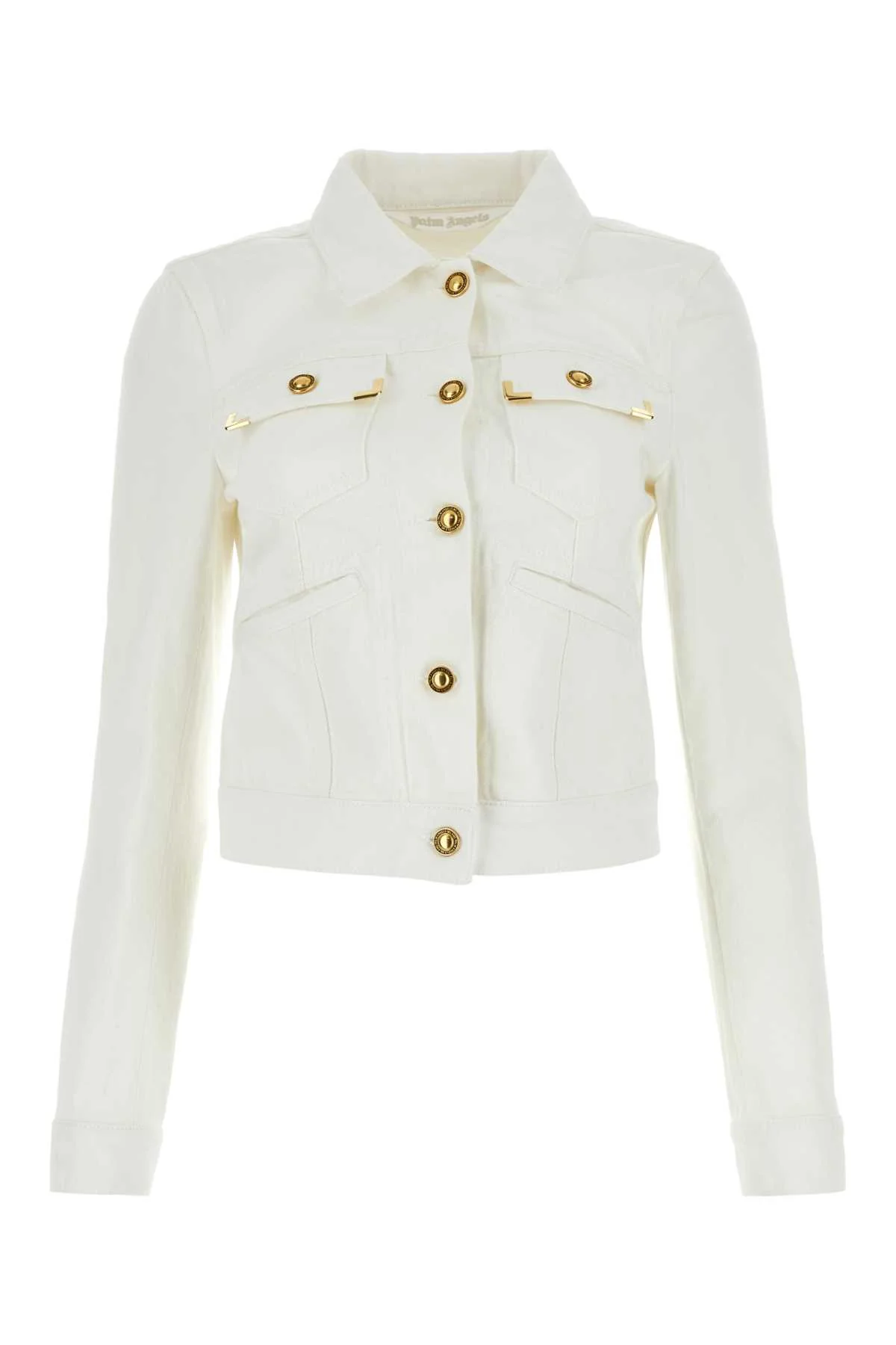 Palm Angels Whiteoffwhite Exterior: Cotton Giubbini
