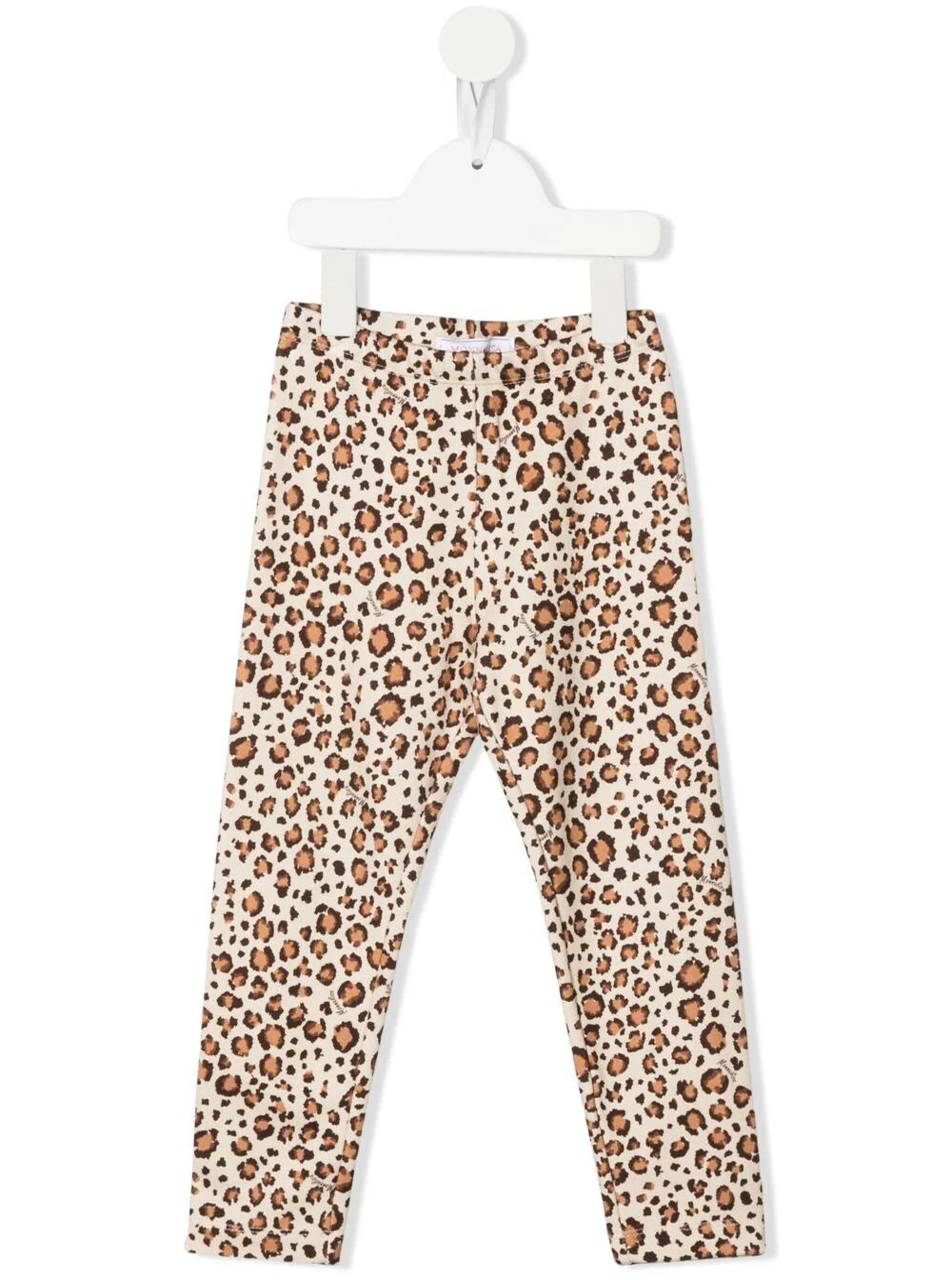 Monnalisa Kids Leggings Leopard Brown Viscose Trousers