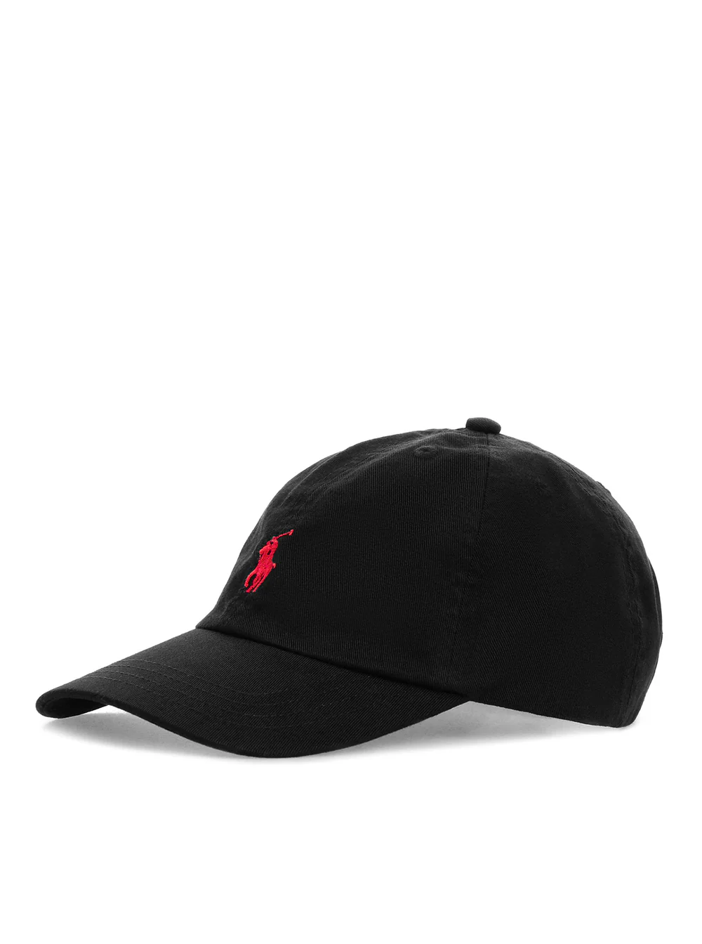 Polo Ralph Lauren Kids Baseball Cap Logo Black With Front Embroidery Cotton Boy Hats And Gloves