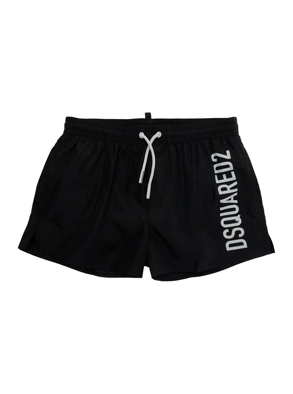 Dsquared2 Kids One-Piece Swimsuit in Black Polyester Beachwear