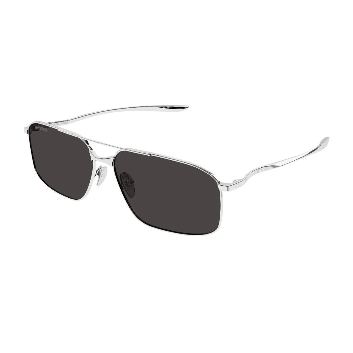 Balenciaga Bb0492s Linea Everyday Silver Metallo Sunglasses