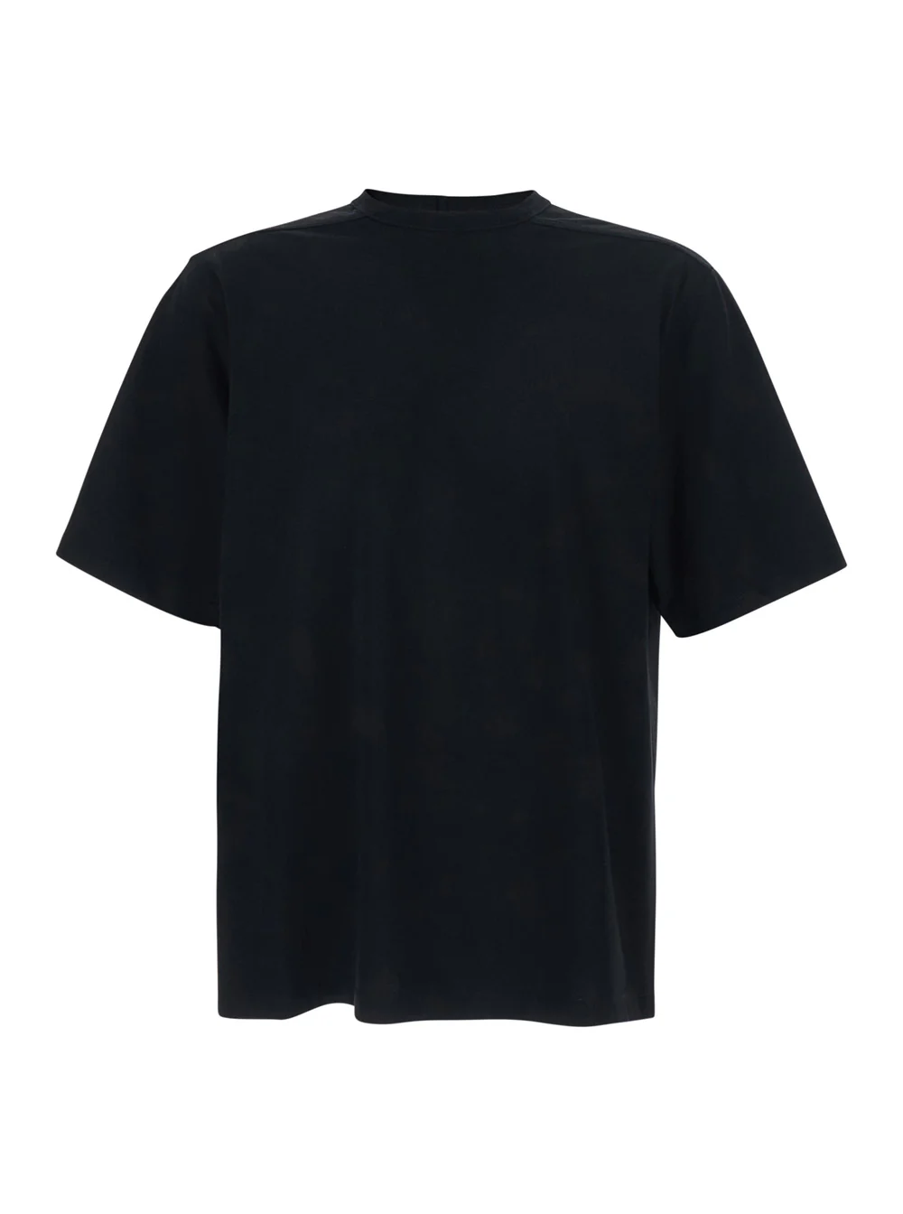 Rick Owens Mens Black Brad Crew Neck T-Shirt in Cotton Tshirts And Polo Shirts