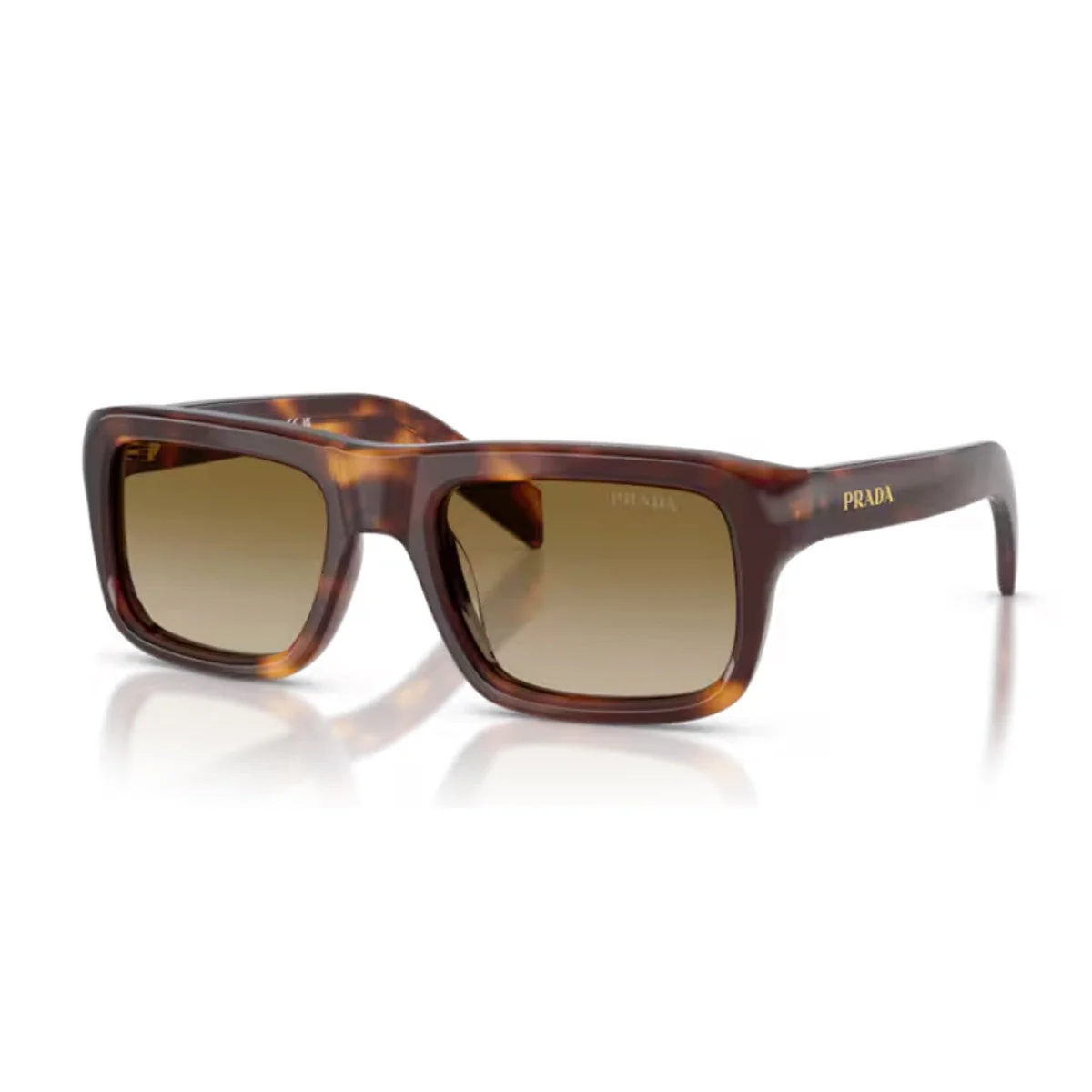 Prada Pr D11s Havana Acetato Sunglasses