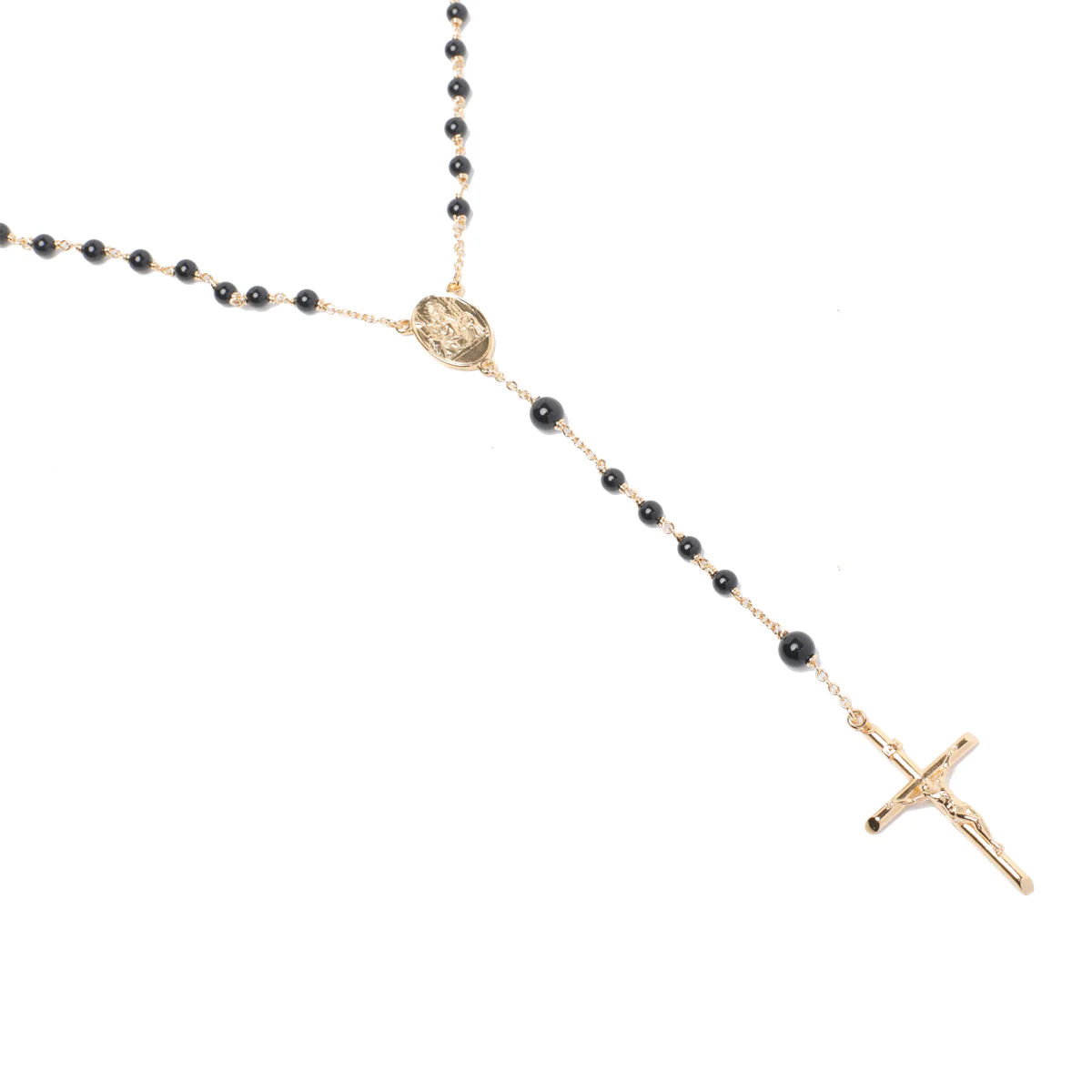 Dolce & Gabbana Bijoux Black Brass Stone