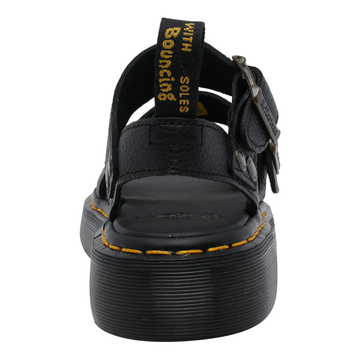 Dr Martens Black Calf Leather/rubber Sole