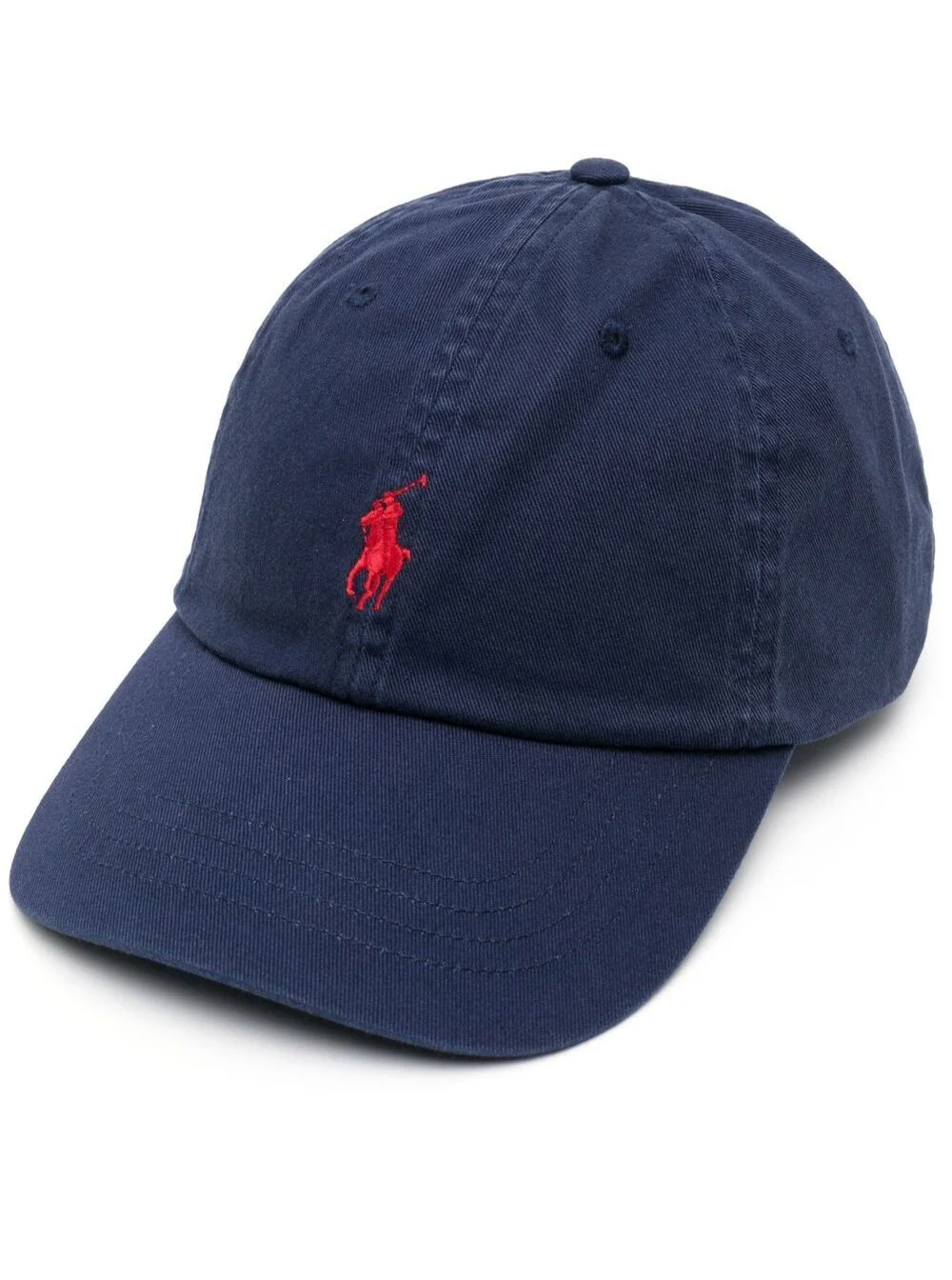 Polo Ralph Lauren Baseball Cap Embroidered Logo Blue Cotton Men Blu Hats And Gloves