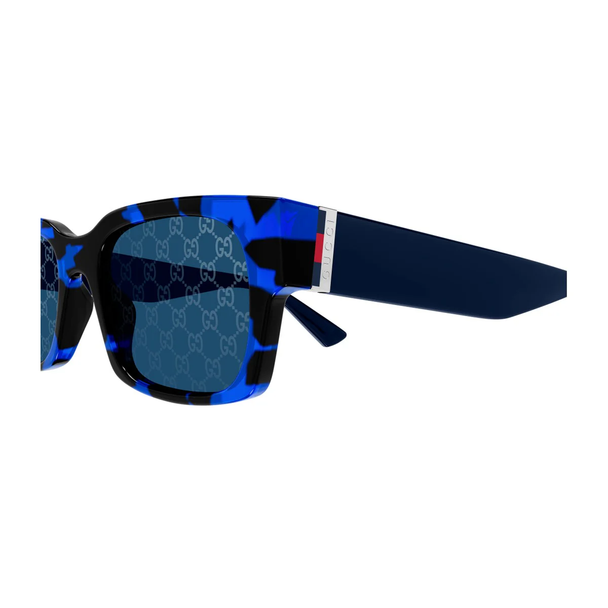 Gucci Gg2084s Linea Sign Blue Iniettato Sunglasses