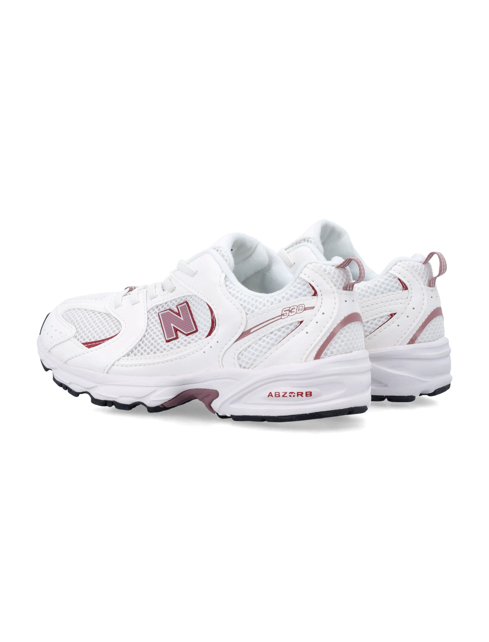 New Balance 530 Kids Bungee Lace Shoes Sea Salt Upper Sneaker