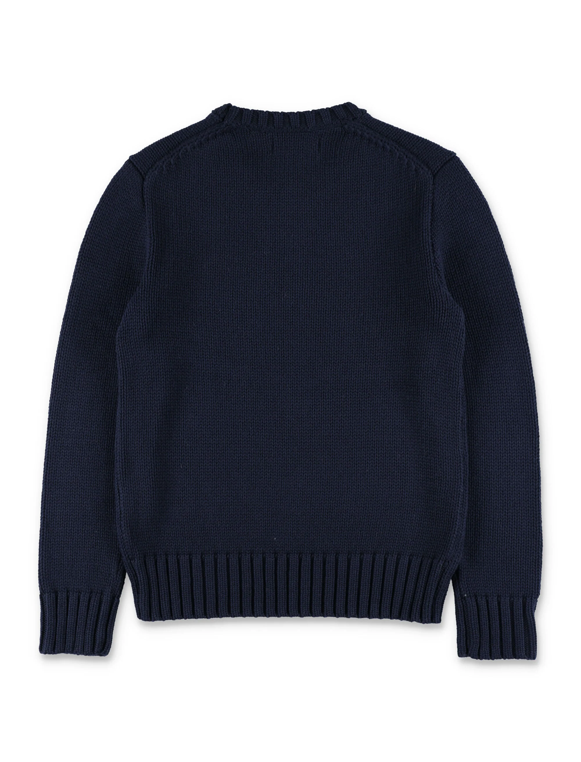 Polo Ralph Lauren American Flag Cotton Sweater Navy