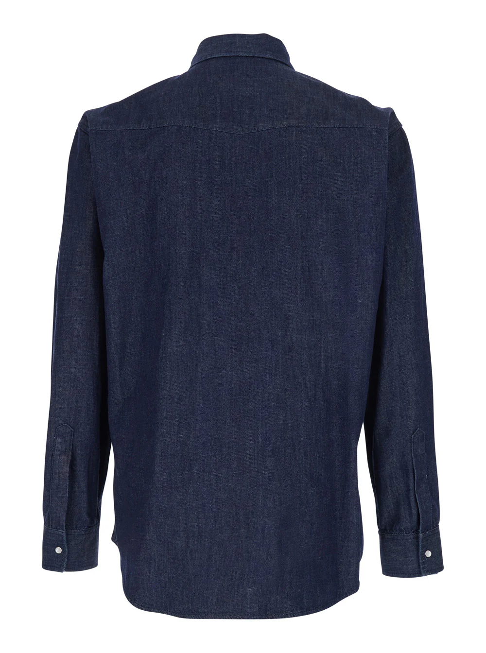 Dsquared2 Blue Denim Shirt with Classic Collar and Two Applied Pockets for Men Blu Cotton Blouses