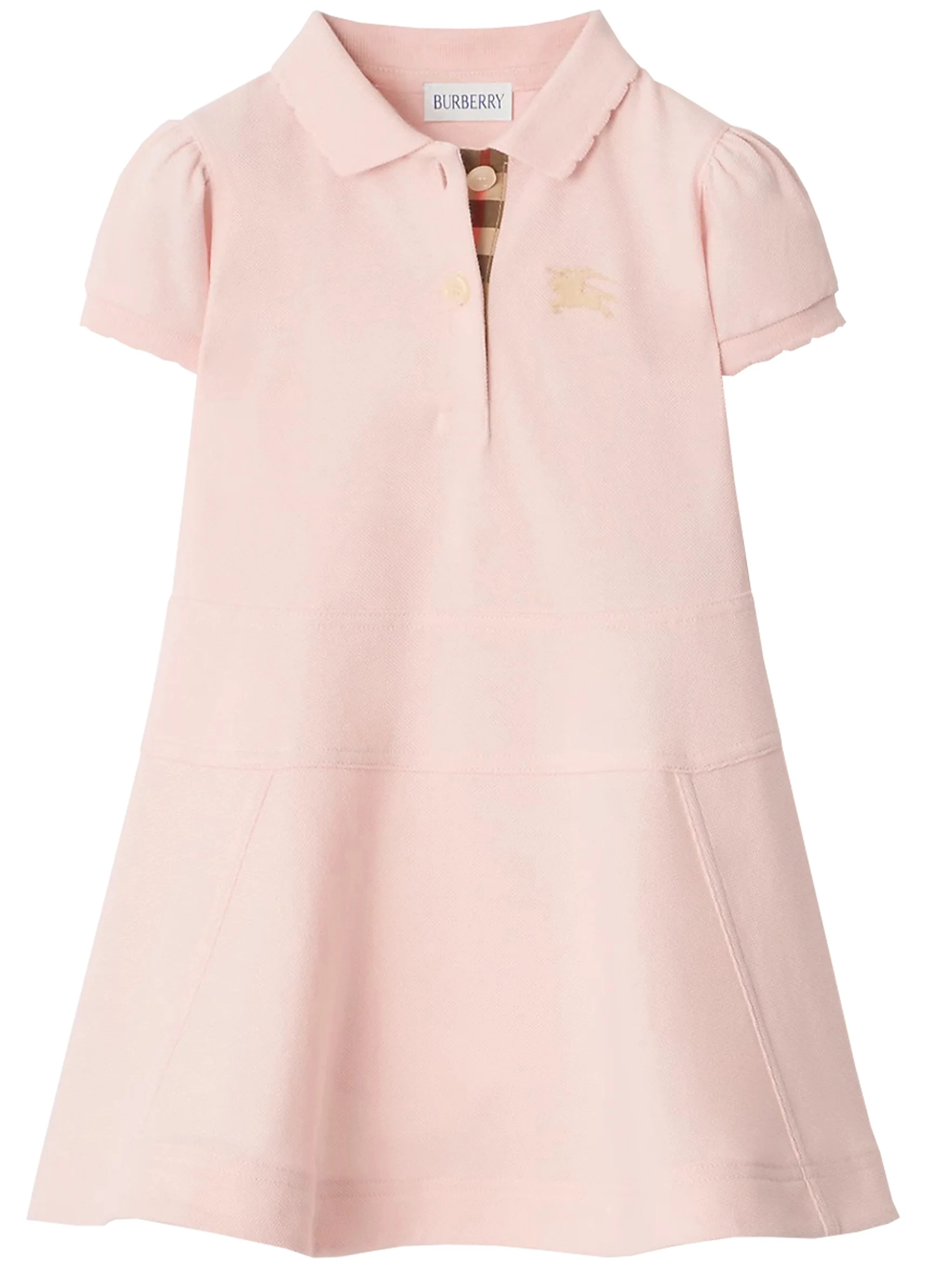 Burberry Kids Astrid Pink & Purple Abito