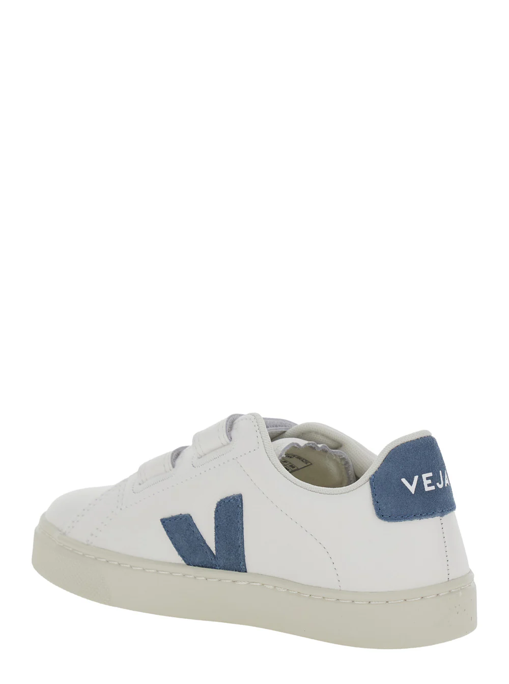 Veja Kids SMALL ESPLAR - White Sneakers with Colorful Leather Details Kids Organic Traced