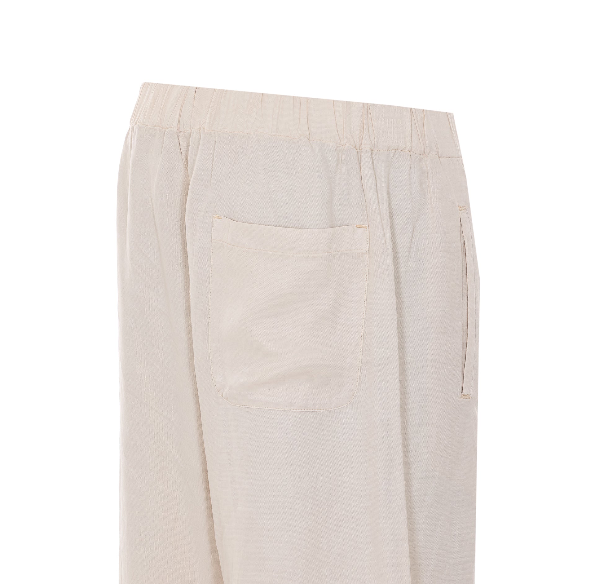 True Avenue Trousers Beige Viscose