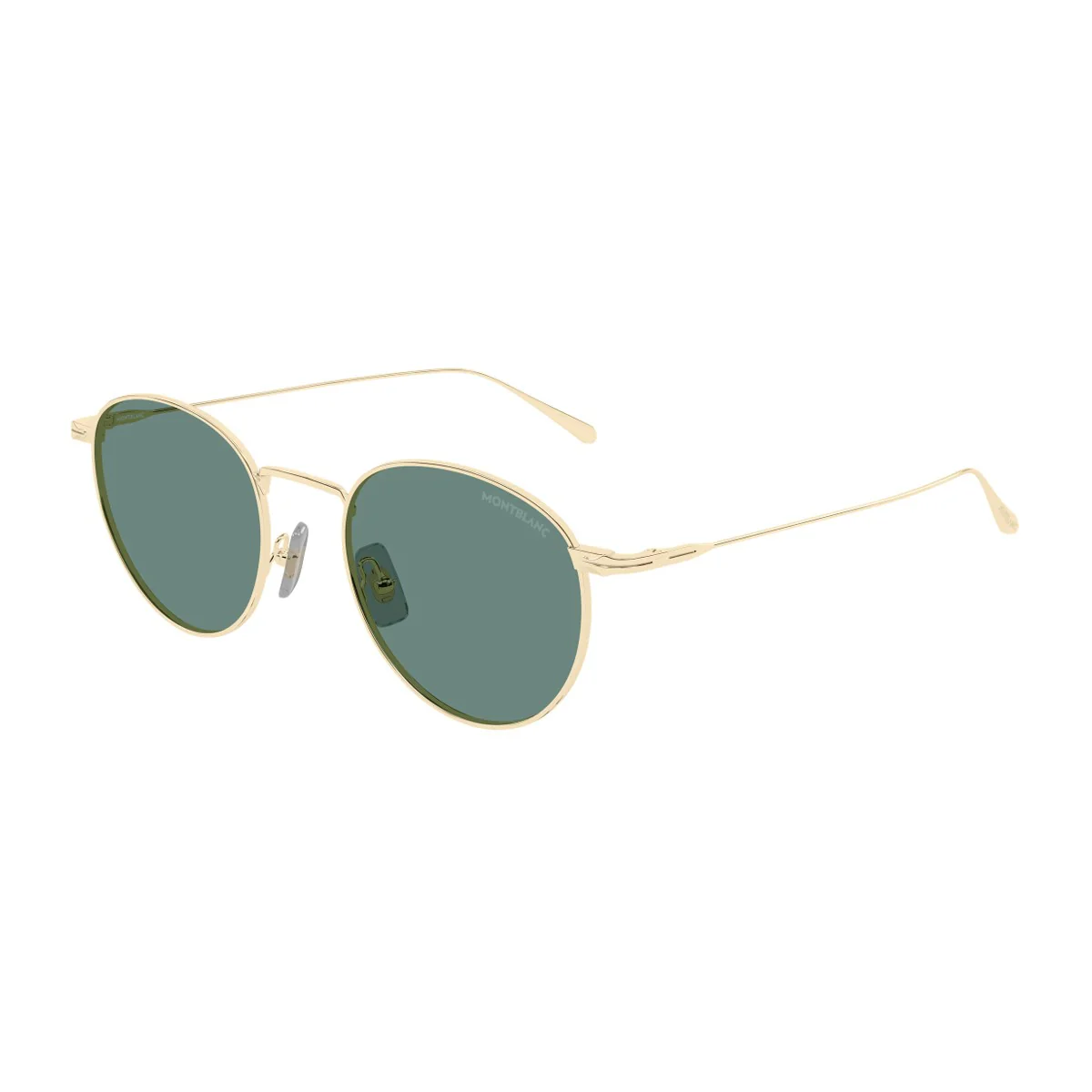 Montblanc Mb0473s Linea Nib Gold / Green Metallo Sunglasses Montblanc Mb0473s Linea Nib Gold / Green Metallo Sunglasses