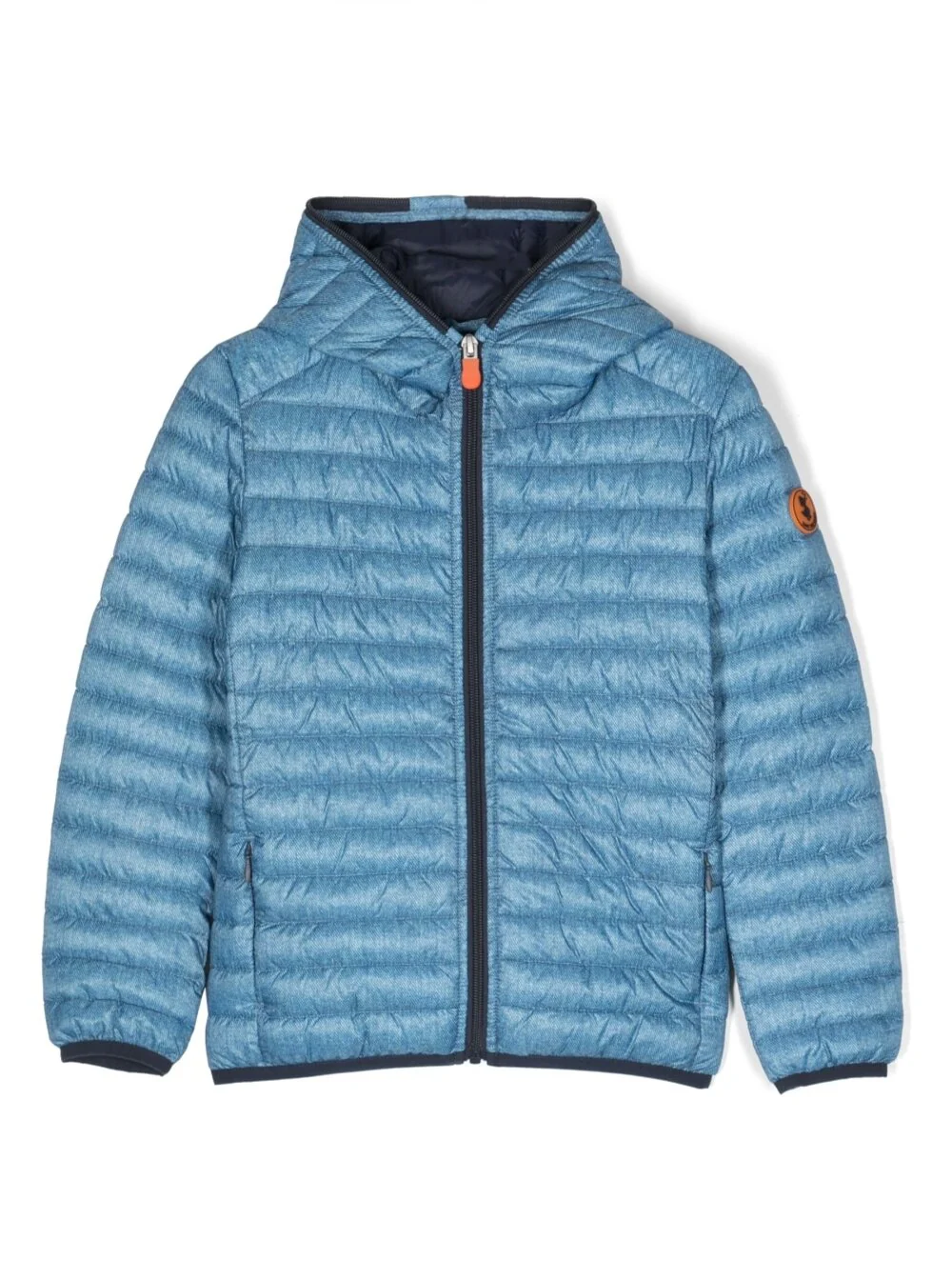 Save The Duck Kids Save The Duck Boys Drew Light Blue Quilted Nylon Ecological Down Jacket Polyester