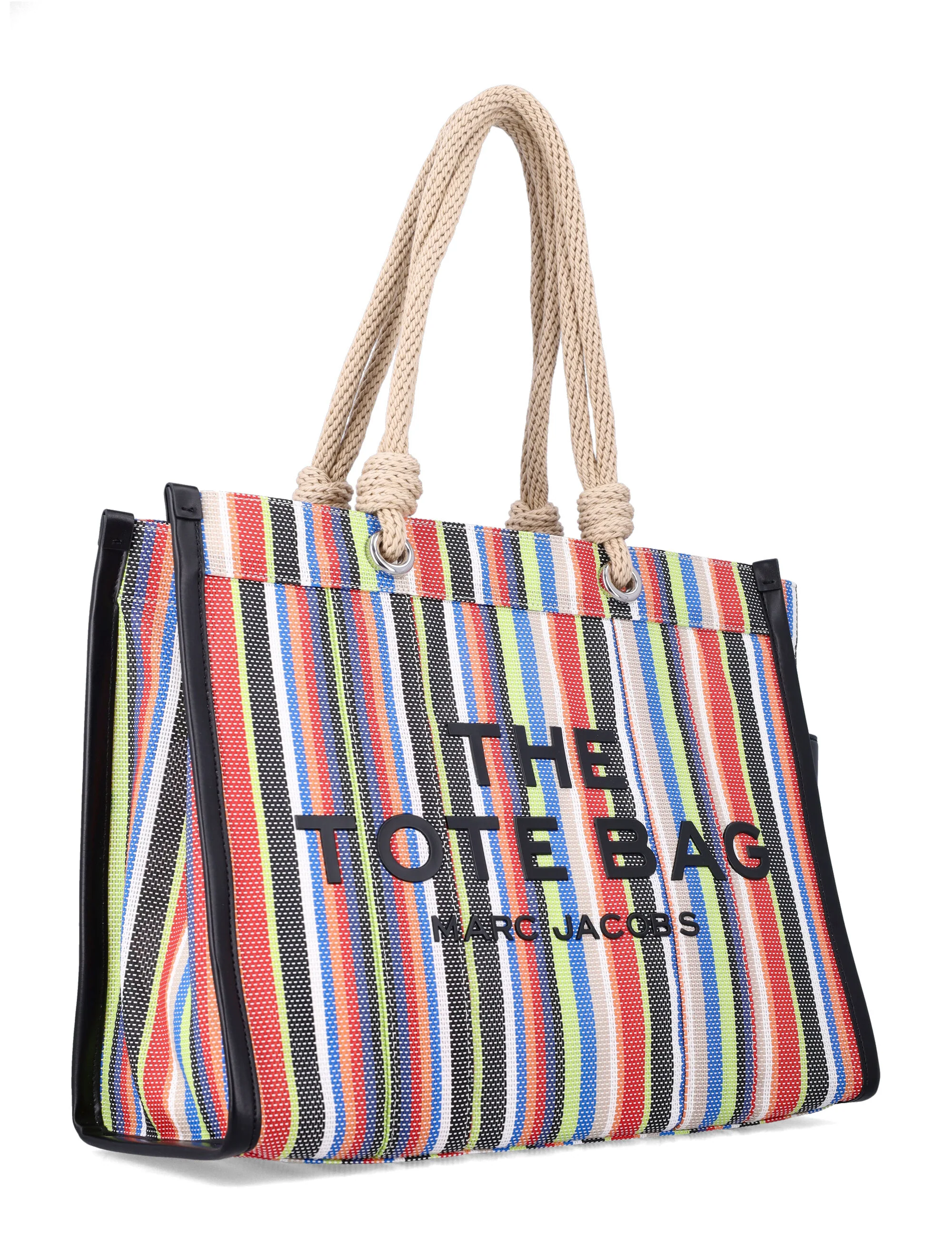 Marc Jacobs The Stripe Mesh large tote bag Red Multi Striped Pvc