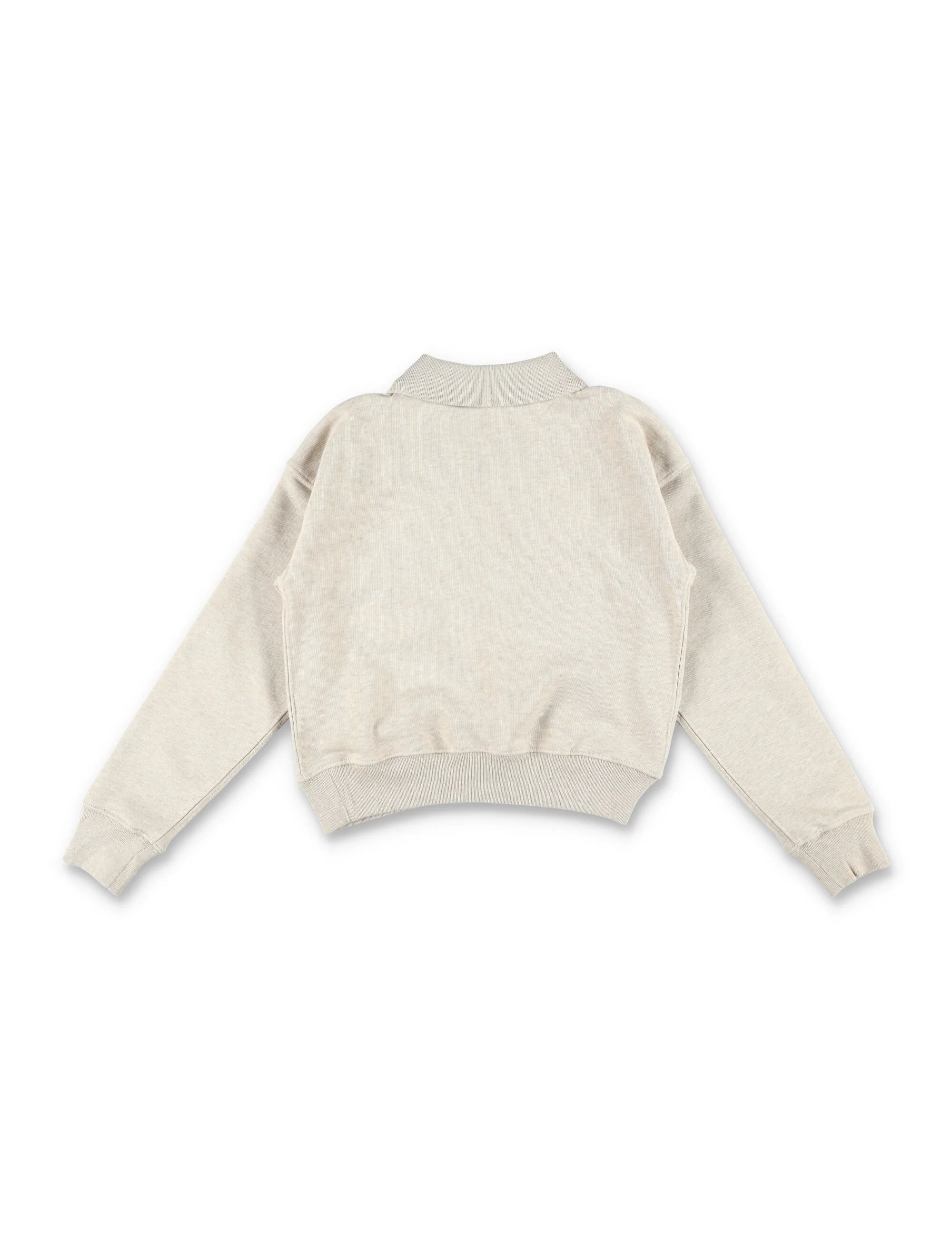 Polo Ralph Lauren Flag Kids Sweatshirt Beige Cotton