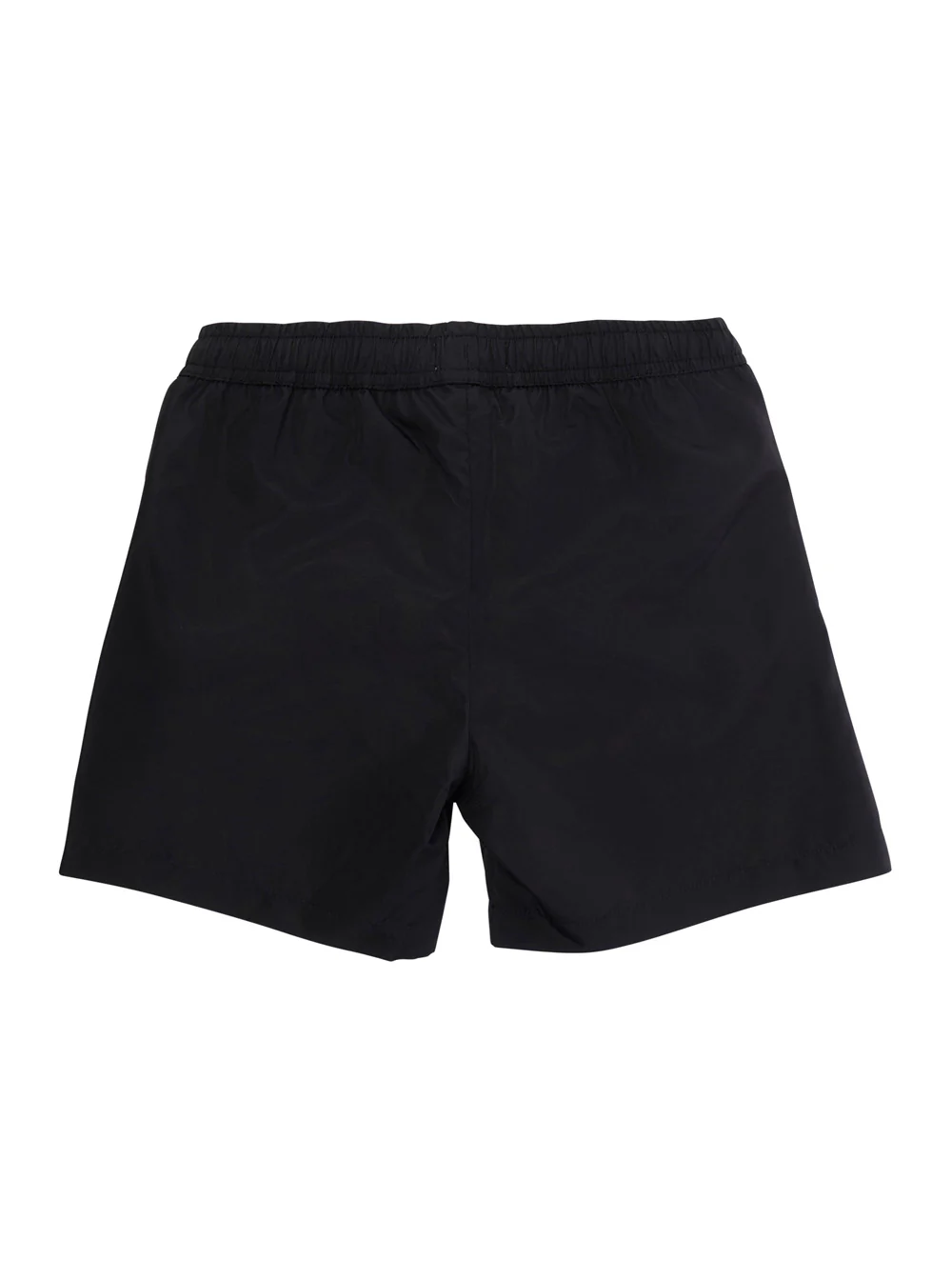 Moschino Kids Swim Shorts With Logo And Side Pockets In Black Fabric For Kids Beachwear