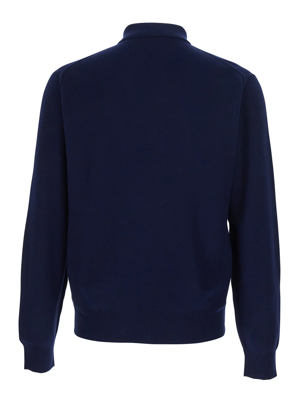 Tom Ford Blue Polo Shirt with Classic Collar and Front Button Closure in Silk Cotton Blend for Men Blu Tshirts