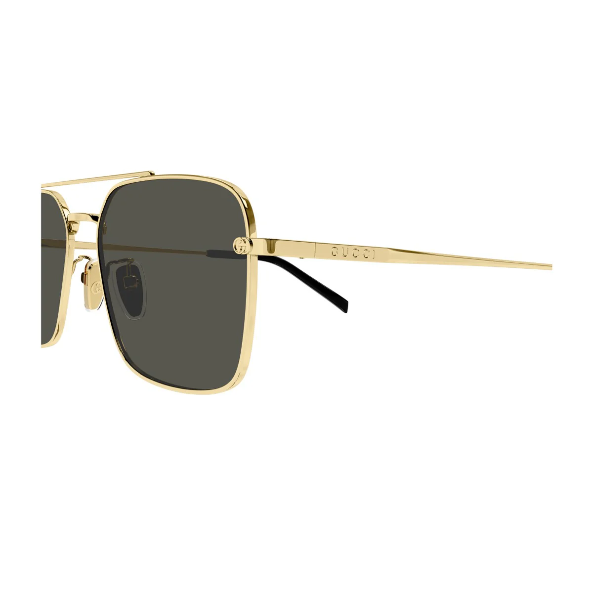 Gucci Gg1957sa Linea Institutional Logo Gold Metallo Sunglasses