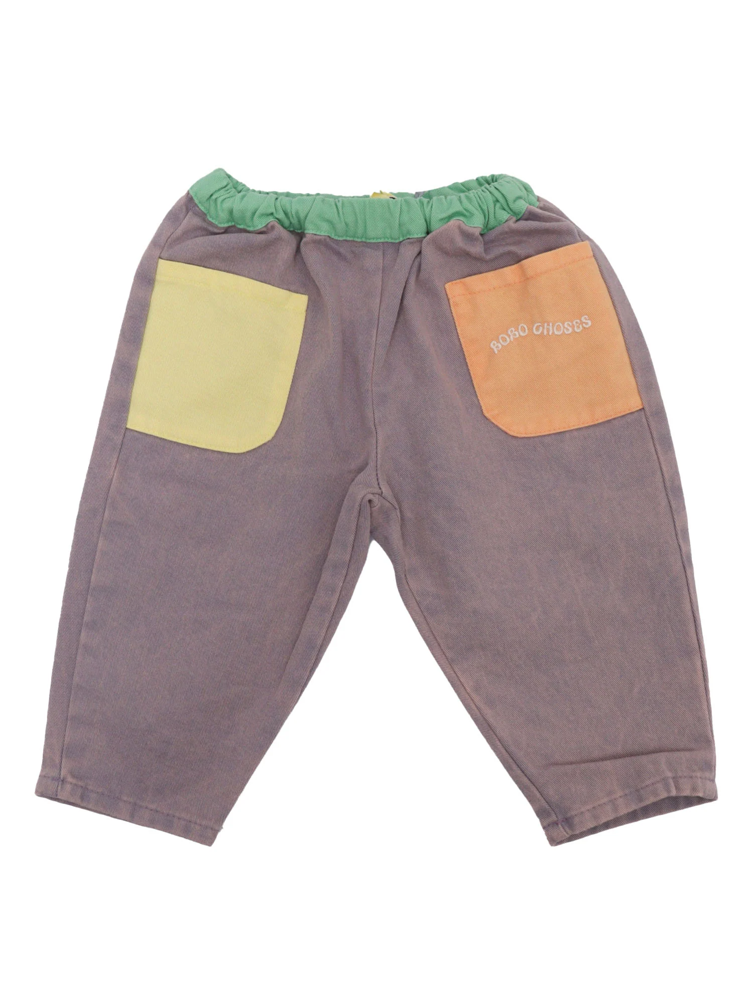Bobo Choses Color block woven pants Multicolor Cotton Recycled Trackpants