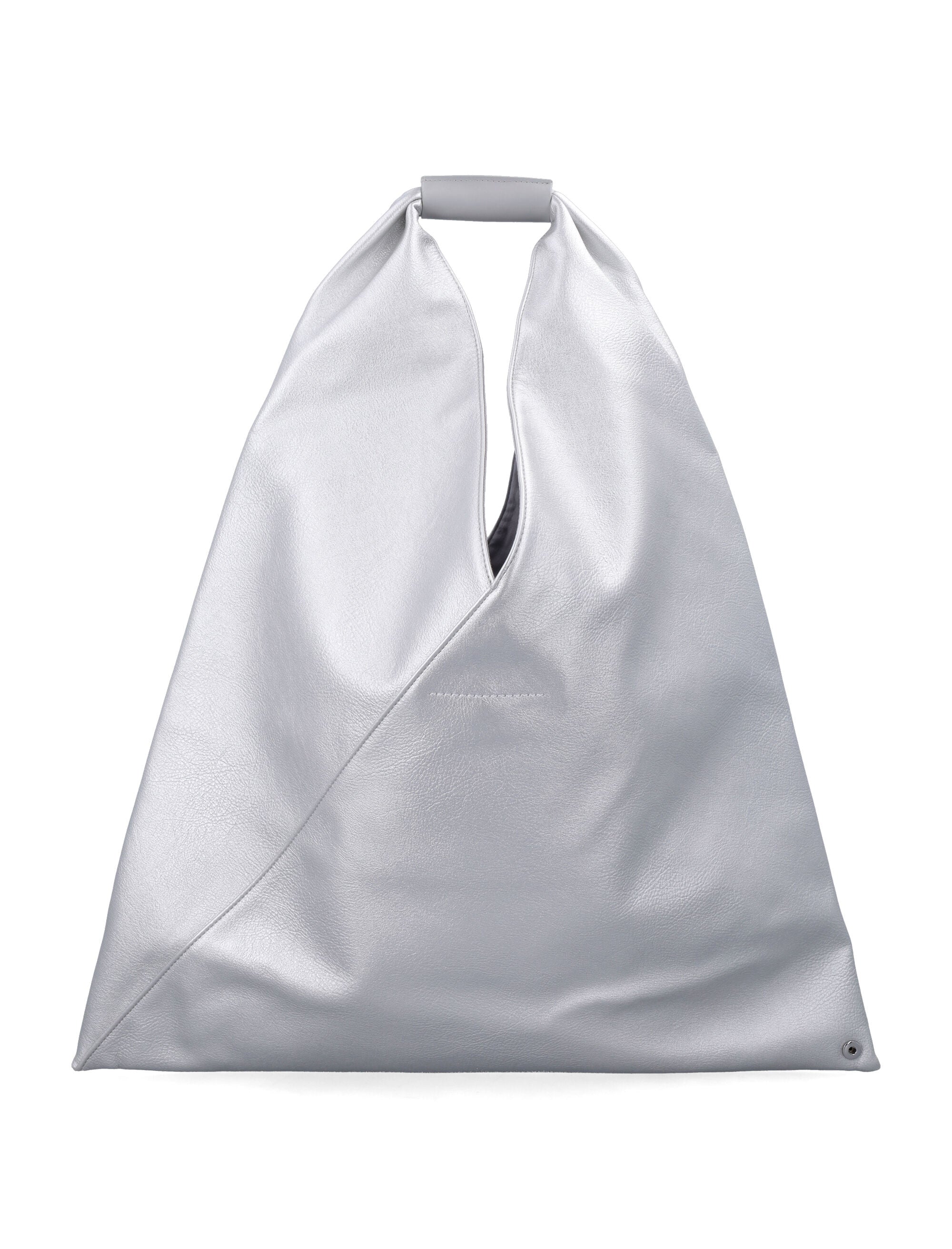 MM6 Maison Margiela Japanese leather-effect bag Silver Polyurethane Lining Tote