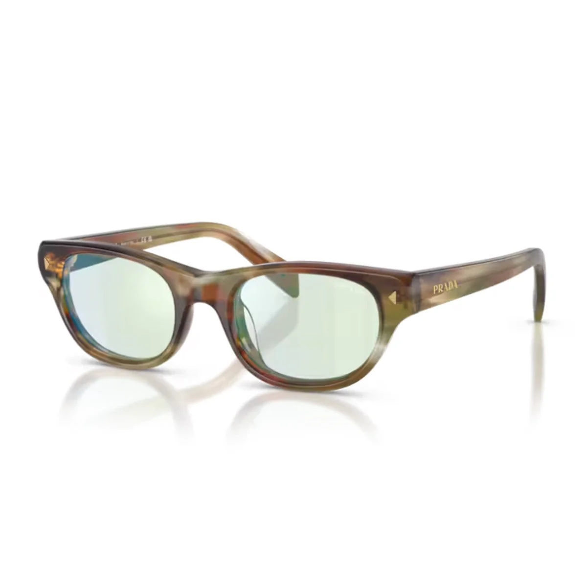 Prada Pr C08s Brown Acetato Sunglasses