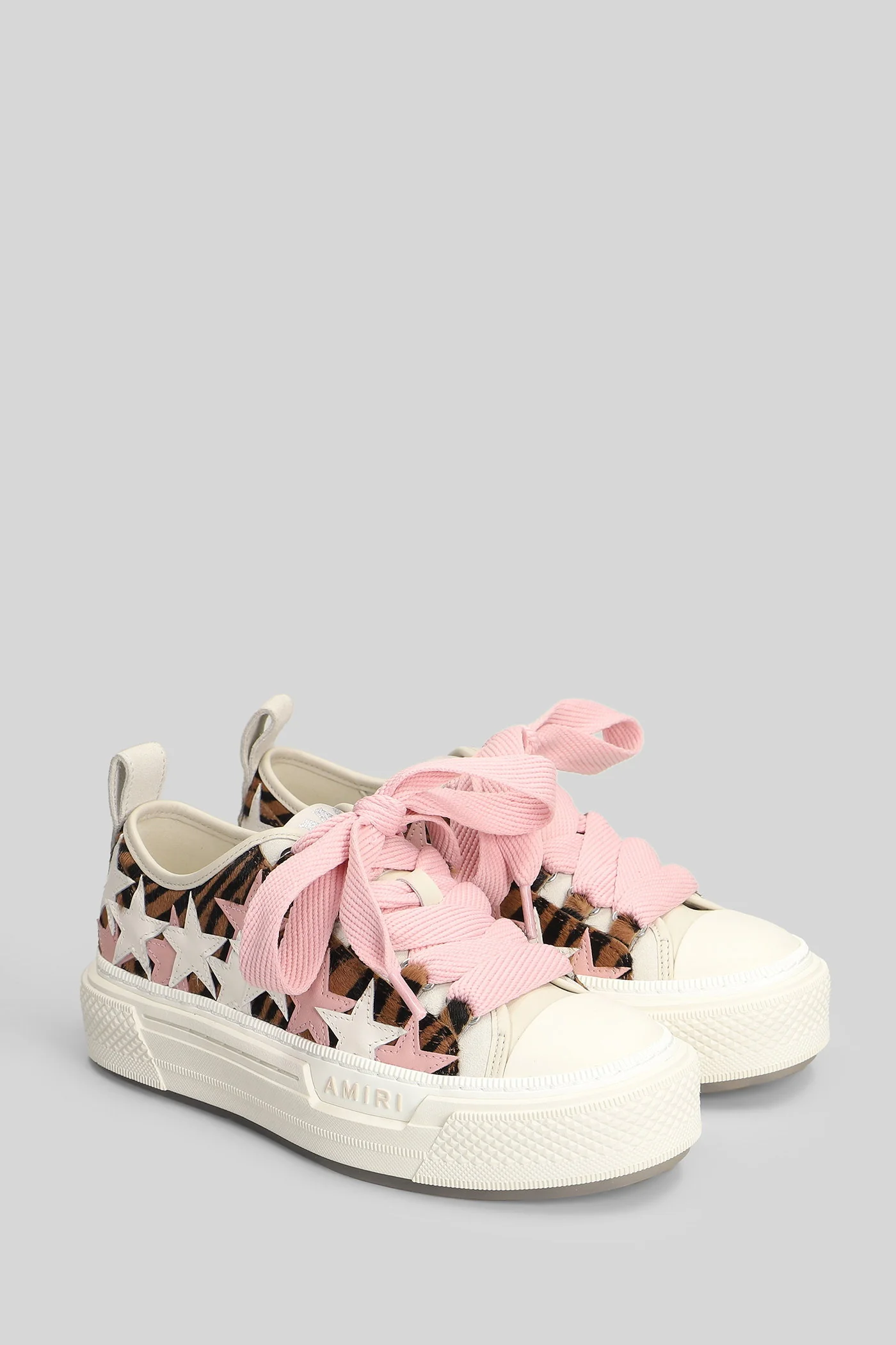 Amiri Stars court low Sneakers in white leather Scarpe