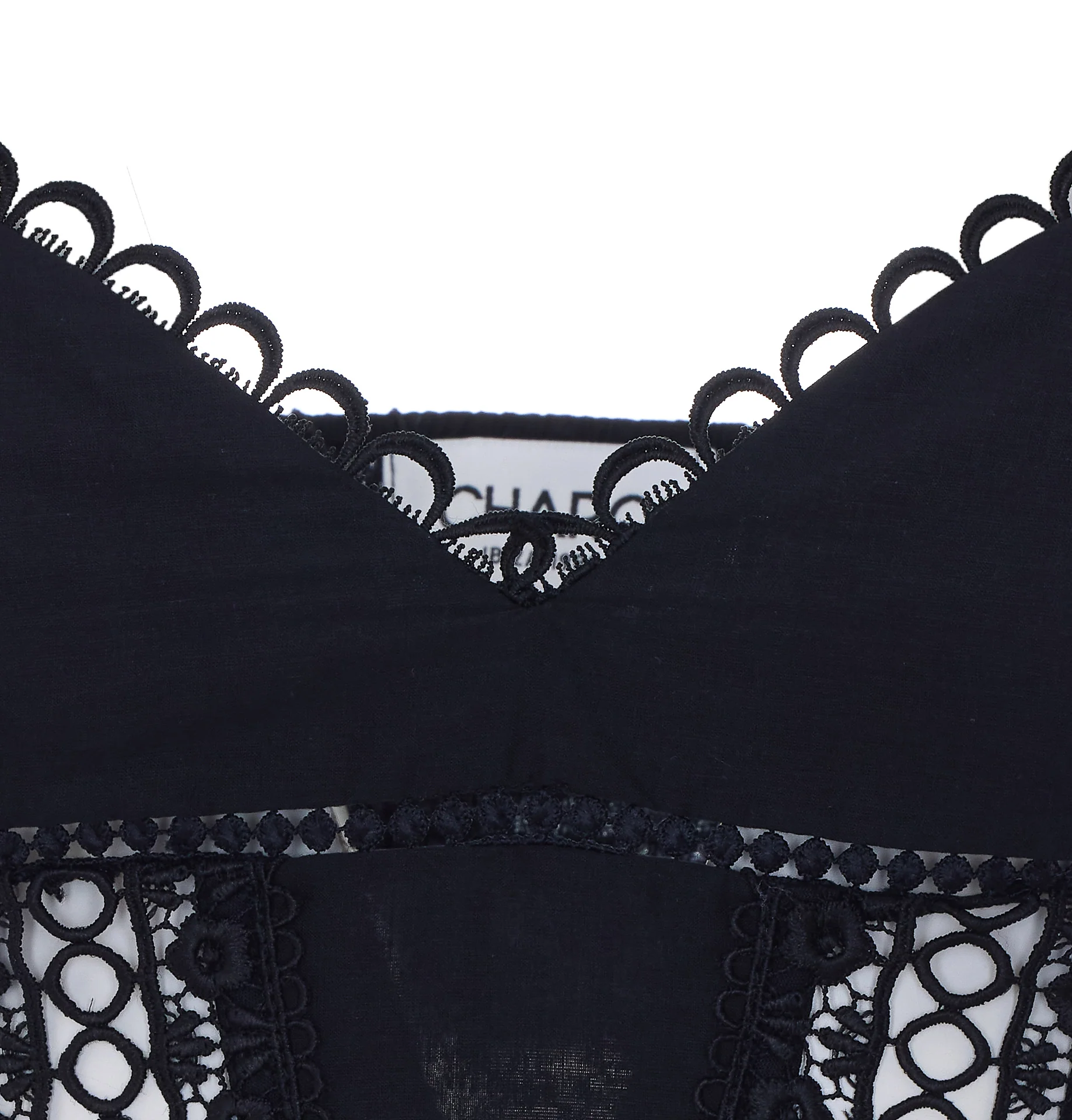 Charoruiz Top Black Cotton