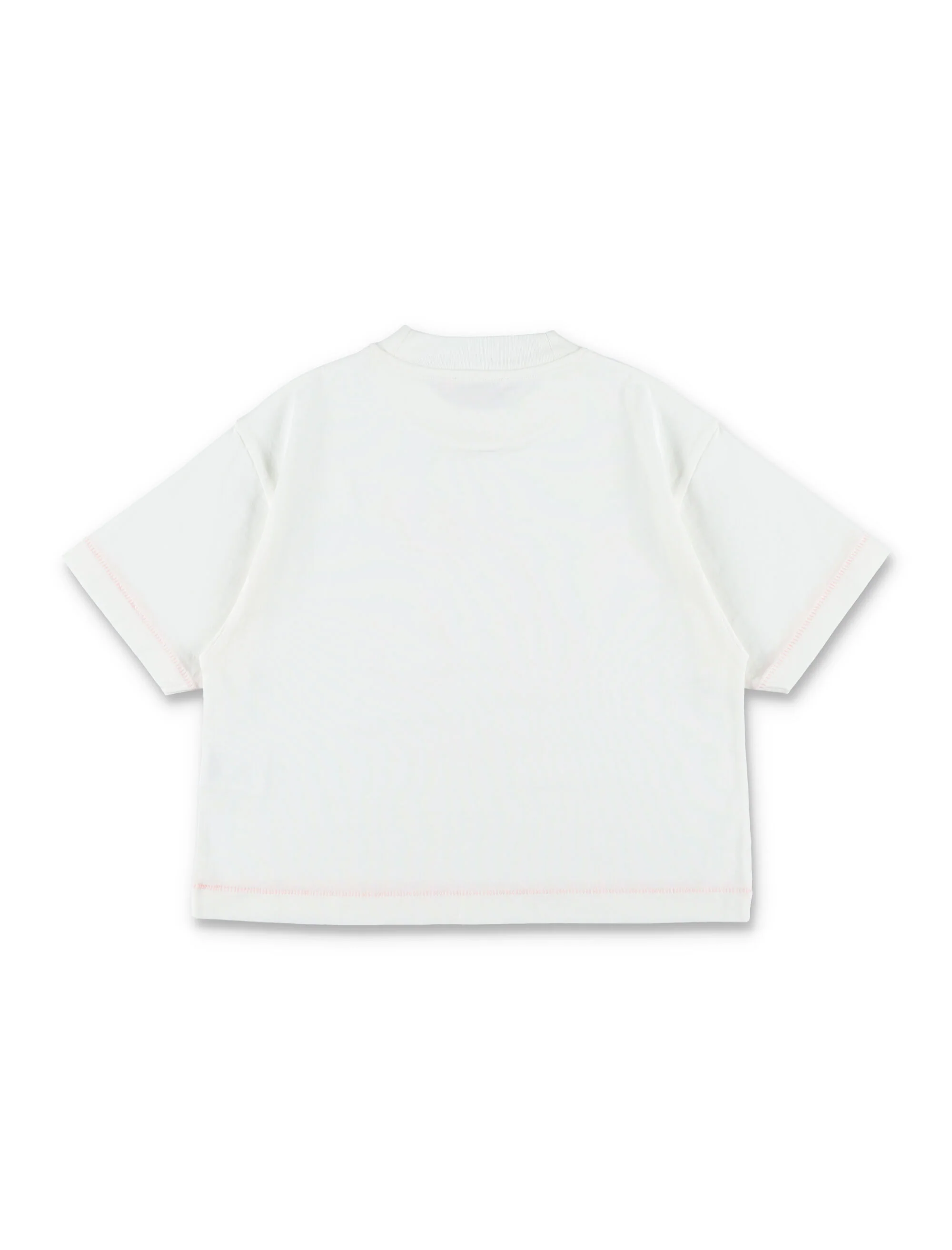 Bonpoint Lele cherry print organic cotton T-shirt Milk White