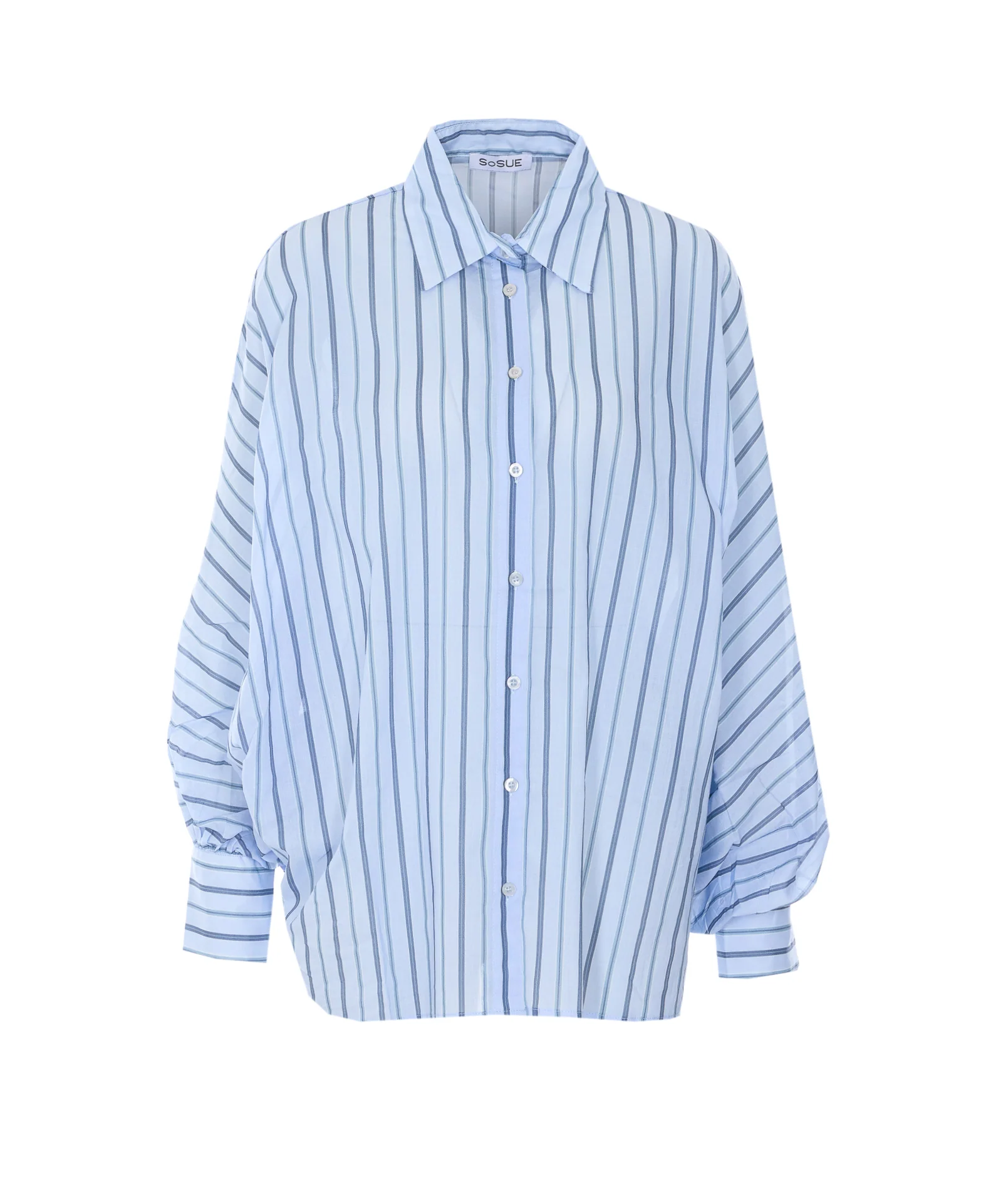 SOSUE Shirts Blue Cotton