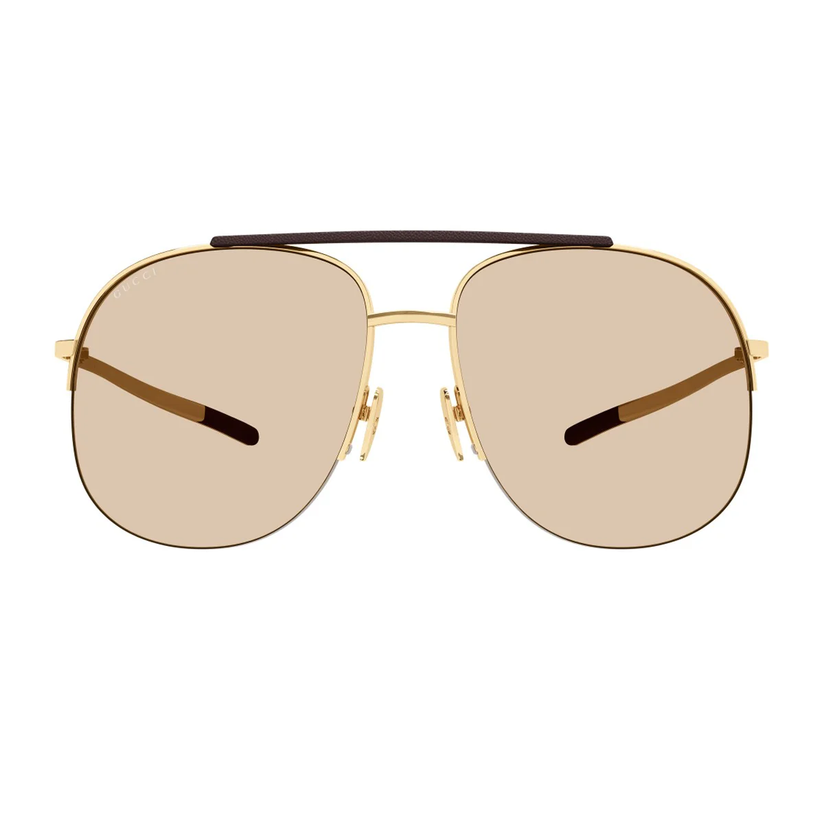 Gucci Gg2165s Institutional Logo Gold Metallo Sunglasses