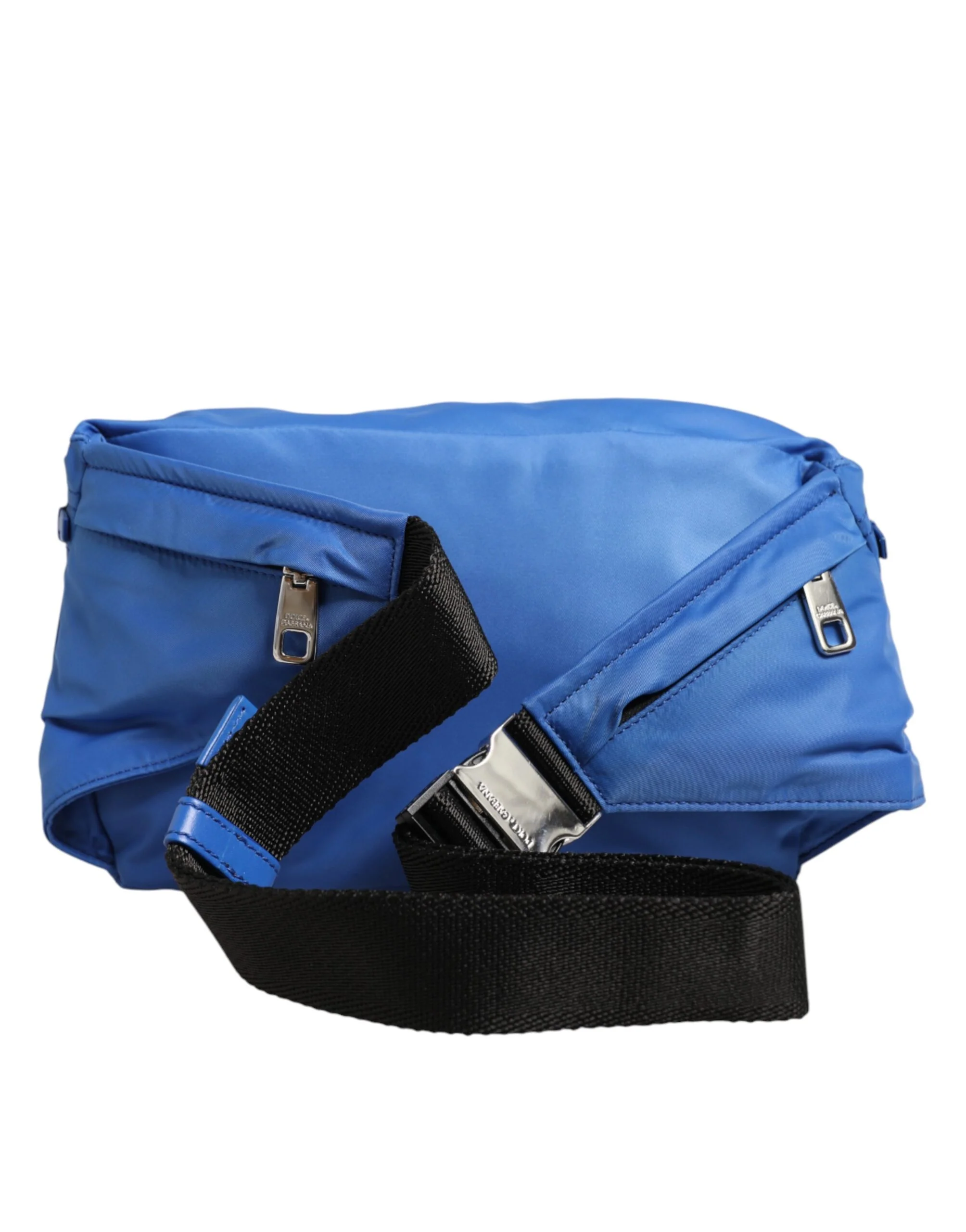 Dolce & Gabbana Blue Logo Plaque Nylon Waist Fanny Pack Mens Borse Bag Ny+pa+05lf