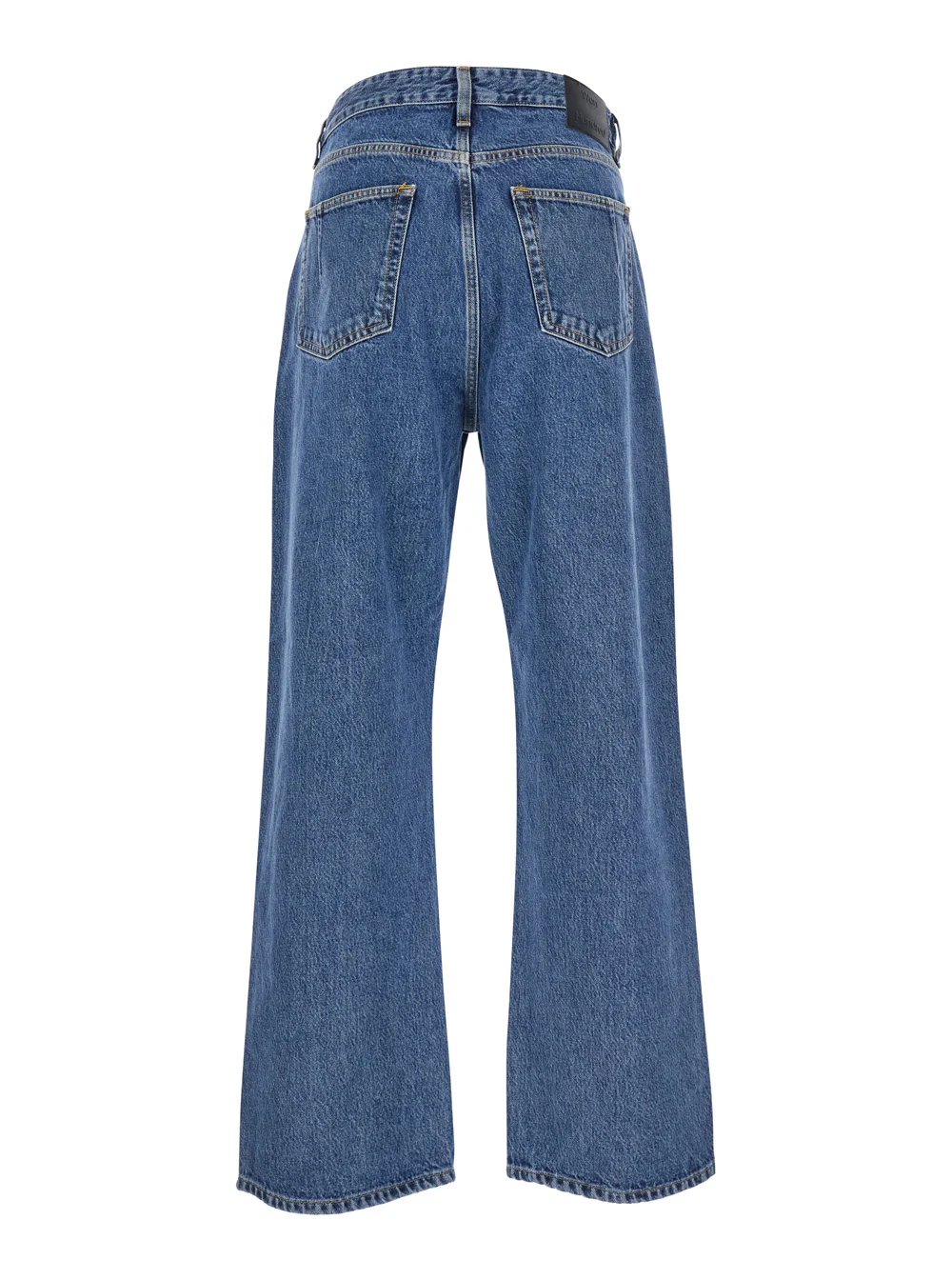 Won Hundred Blue Jeans with Belt Loops in Denim Man Blu Organic Cotton