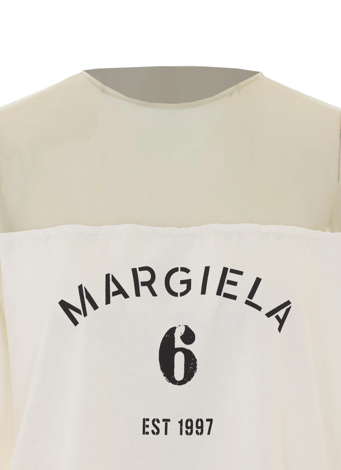 Mm6 Maison Margiela T-Shirts And Polos White Cotton