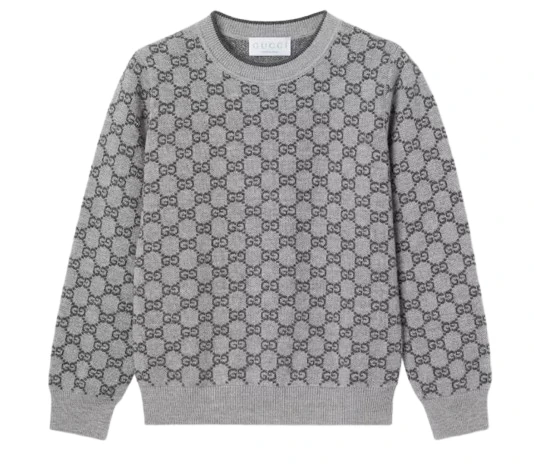 GUCCI KIDS Sweaters Medium Grey Wo Pa Ea