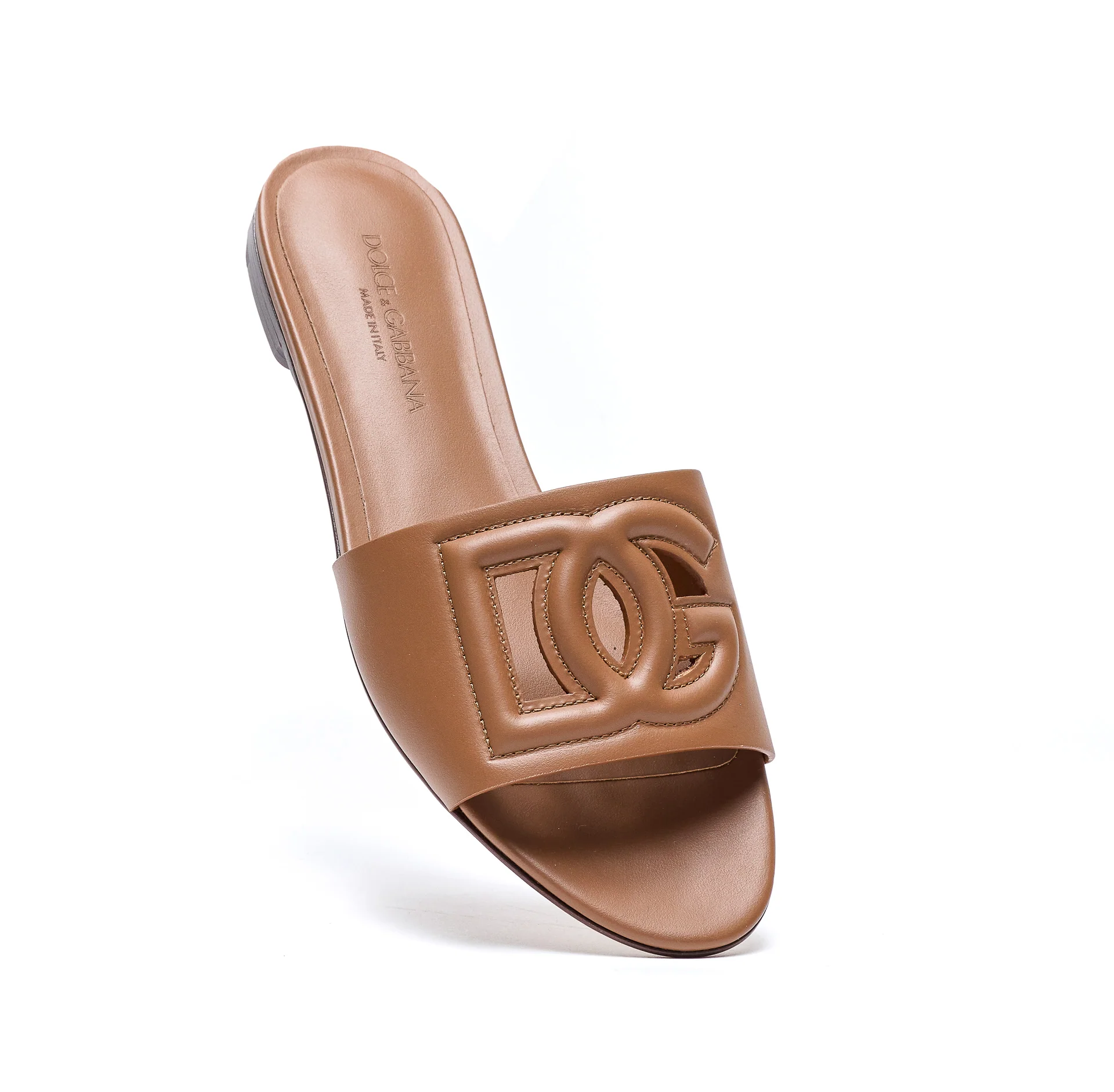Dolce & Gabbana Sandals Brown Leather