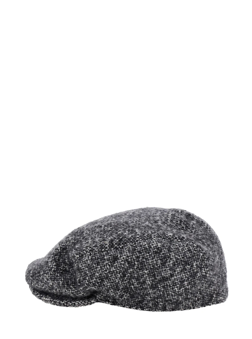 Dolce & Gabbana Grey Hat With Short Brim Wool Blend Man And Gloves