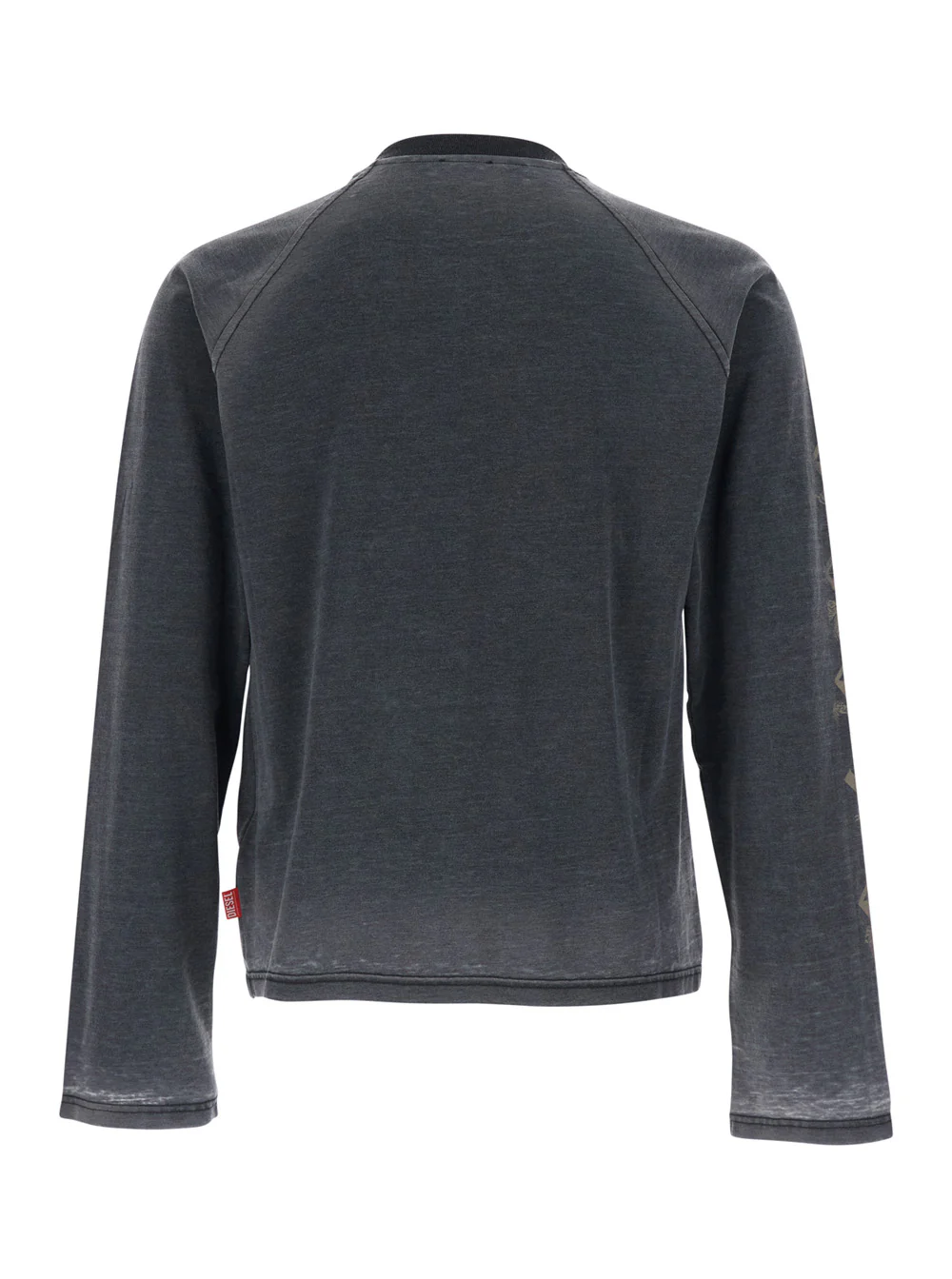 Diesel Gray T-shirt with Long Sleeves and Print on the Front in Cotton Blend for Men Grey Polyester Tshirts Polo Shirts Diesel Gray T-shirt with Long Sleeves and Print on the Front in Cotton Blend for Men Grey Polyester Tshirts Polo Shirts