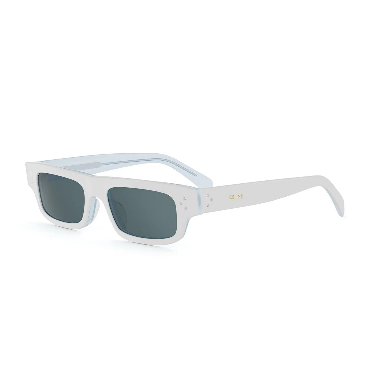 Celine 3 Dots Hd White Acetato Sunglasses