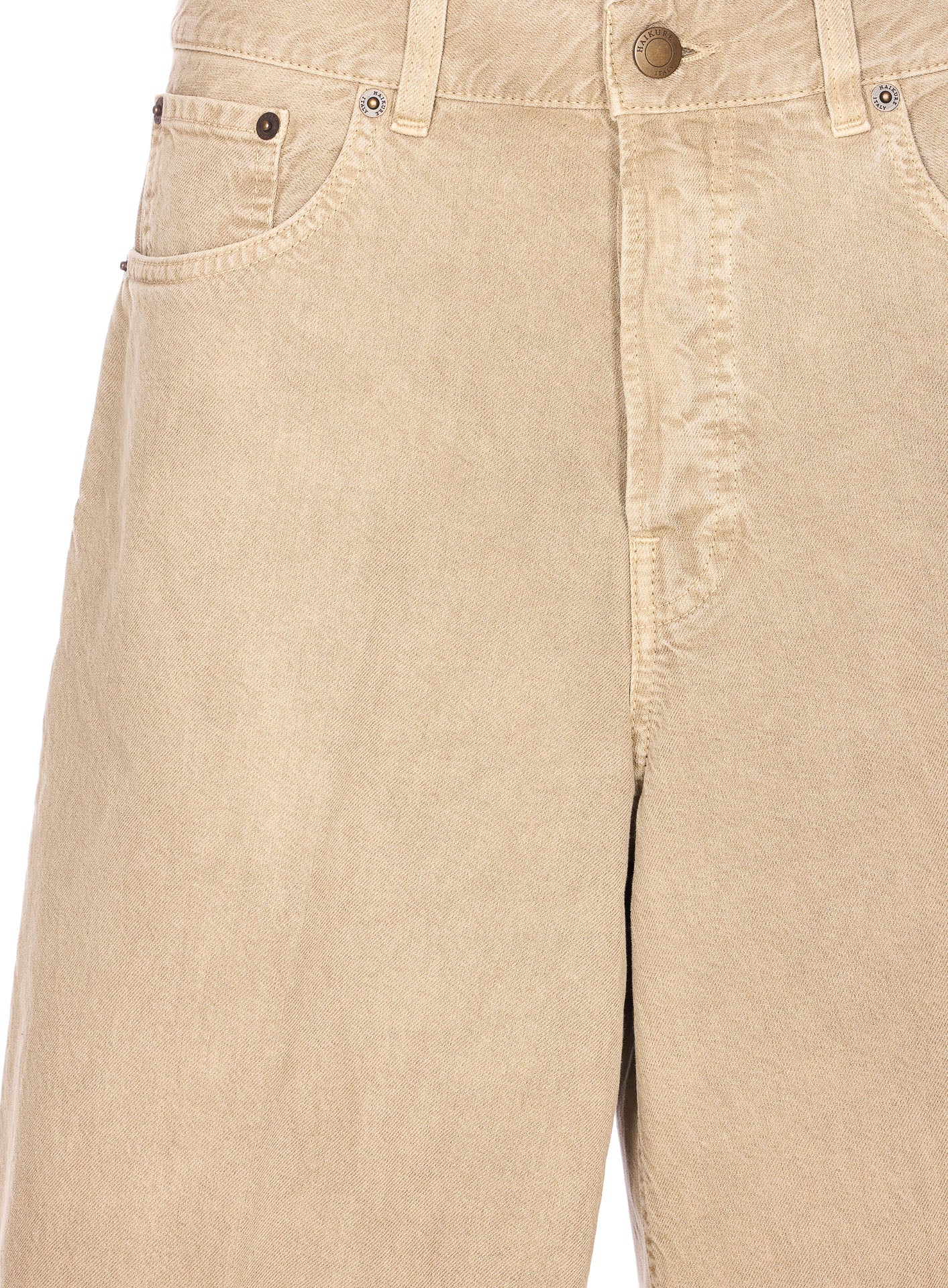 Haikure Jeans Beige Cotton